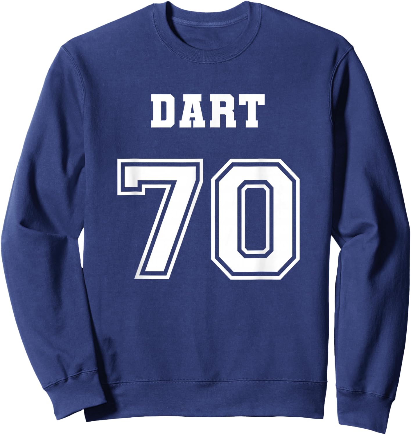 Jersey Style Dart 70 1970 Old School Muscle Classic Car Sweatshirt - Sweatshirt | Navy
