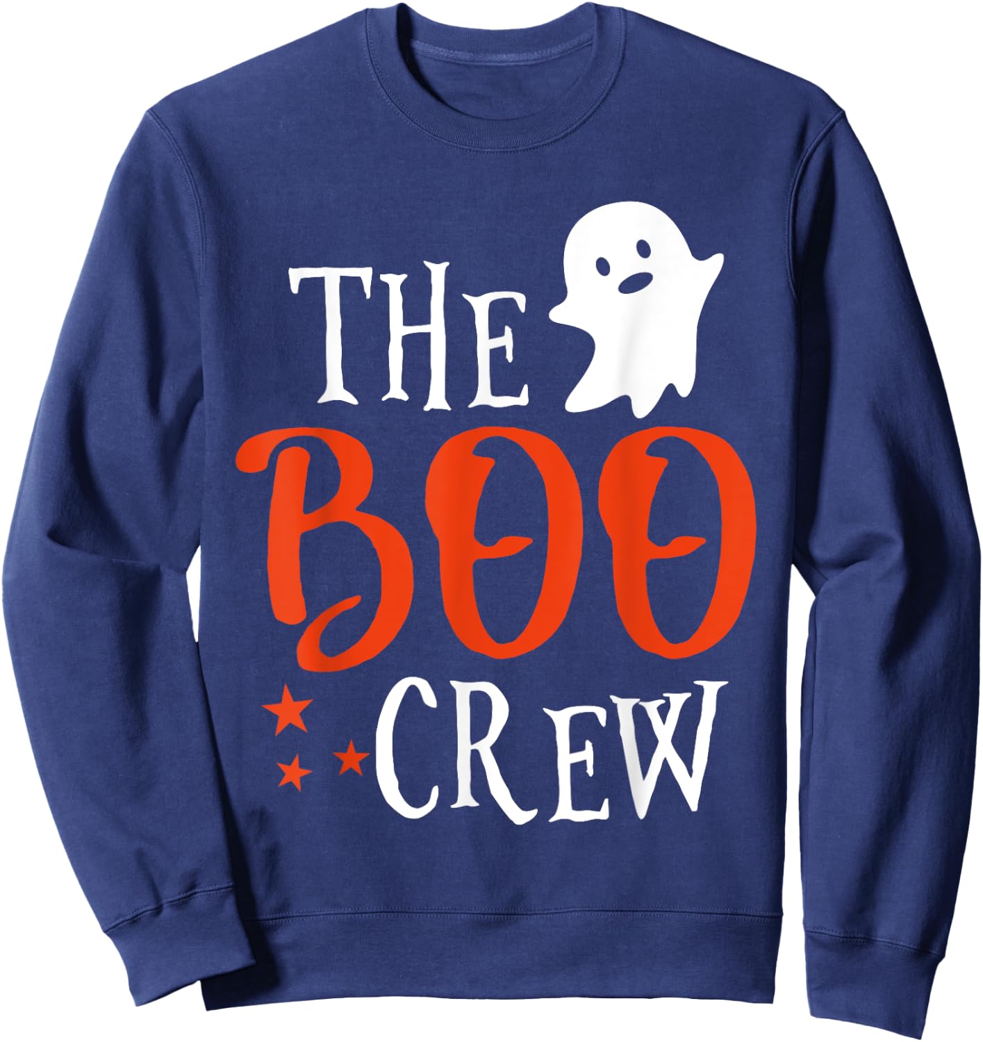 The Boo Crew Shirt - Scary Cute Ghost Halloween Sweatshirt - Sweatshirt | Navy