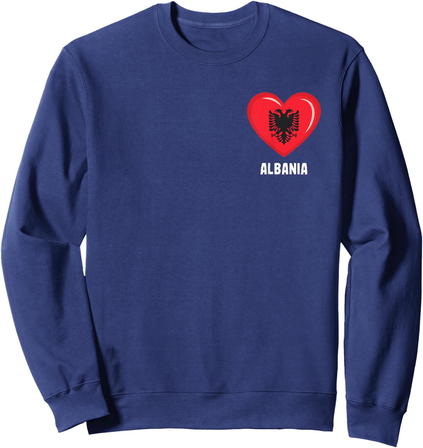 Albania Flag Shirt | Albanian Sweatshirt - Sweatshirt | Navy