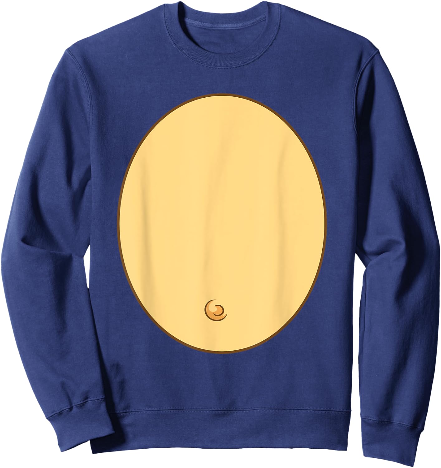 Funny Monkey Belly Costume Kids Adult Halloween Sweatshirt - Sweatshirt | Navy