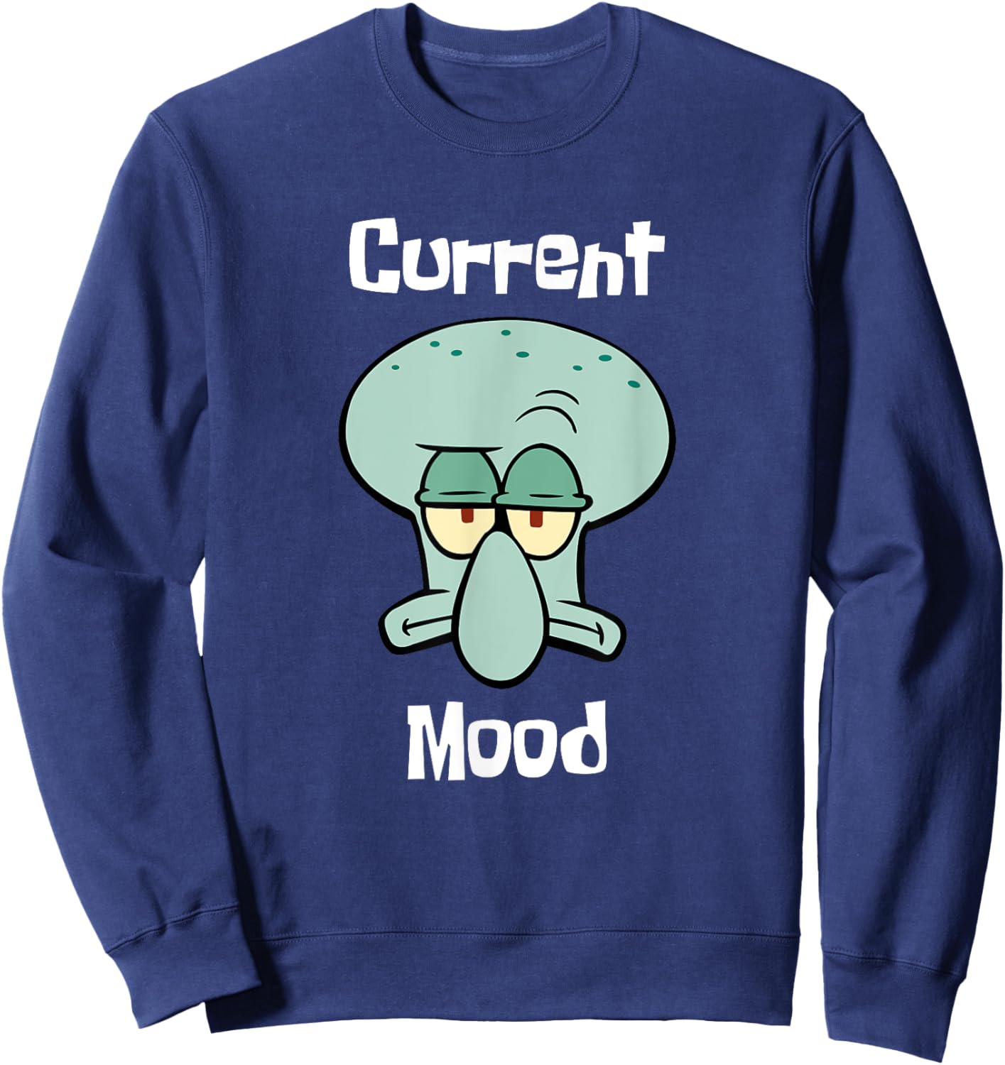 Mademark x SpongeBob SquarePants - Squidward - Current Mood Sweatshirt - Sweatshirt | Navy
