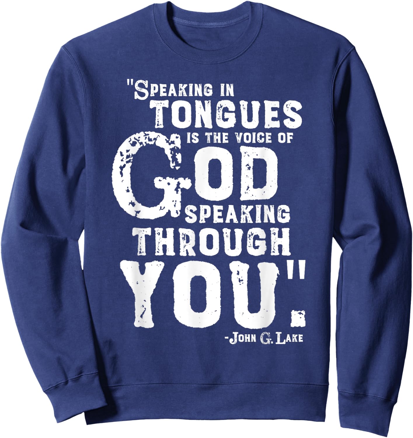 Speaking in Tongues Sweatshirt - Sweatshirt | Navy