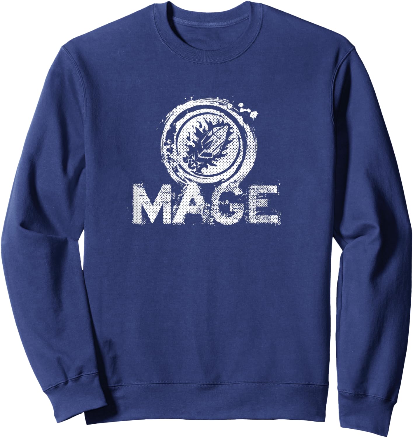 Wow Mage Role Playing Gamer Sweatshirt - Sweatshirt | Navy