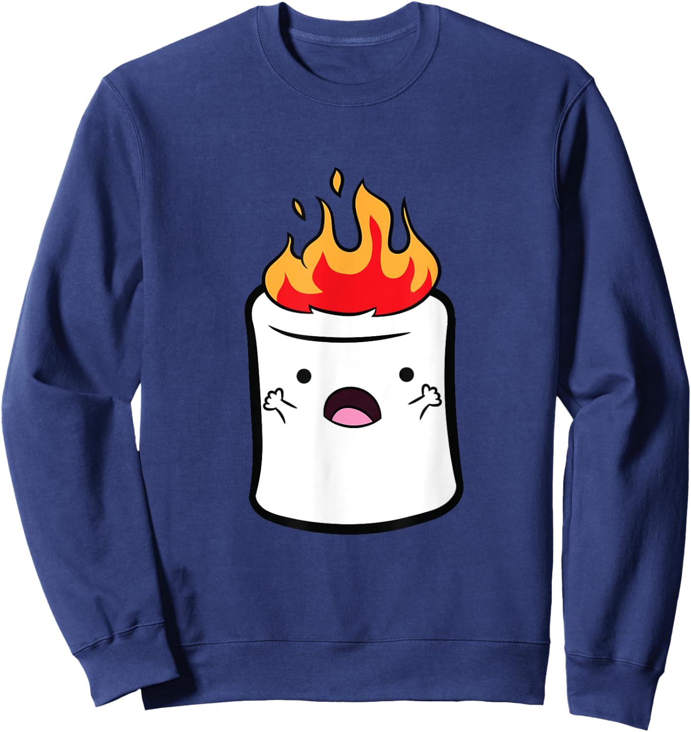 Smores S'mores Camping Marshmallow Halloween Marshmallows Sweatshirt - Sweatshirt | Navy
