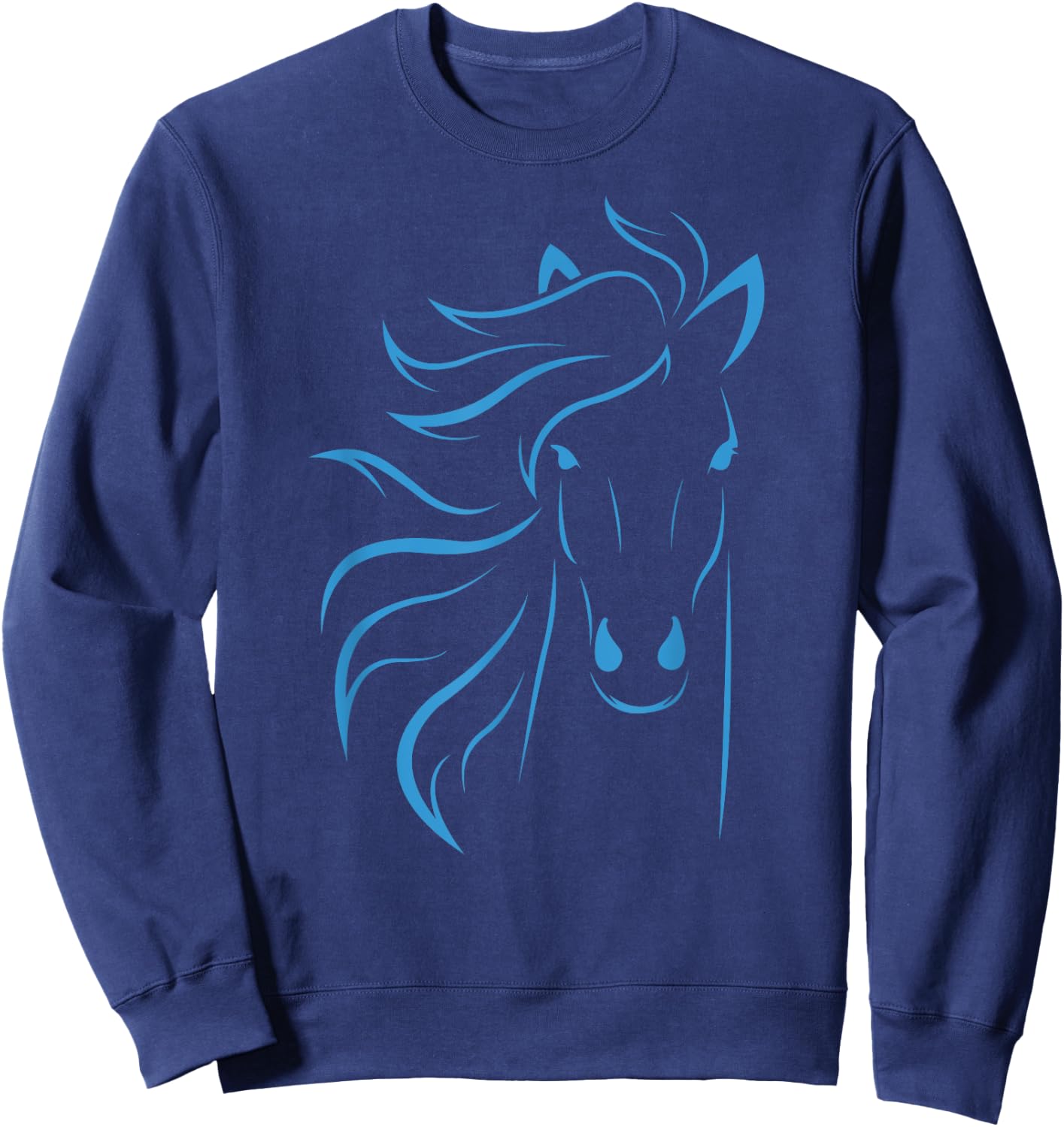 Horse Lover Gifts Women's Equestrian Men Horseback Riding Sweatshirt - Sweatshirt | Navy