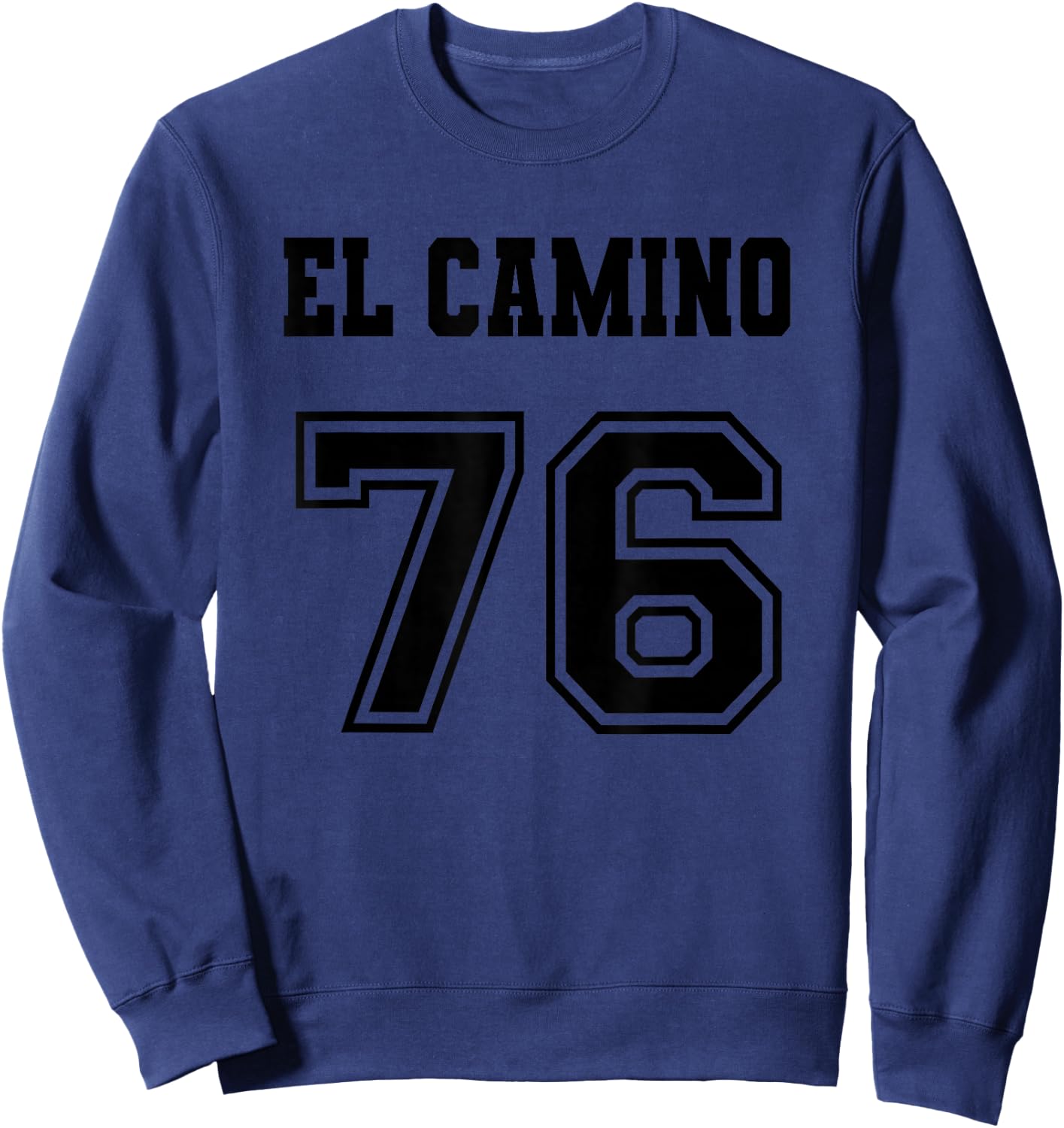Jersey Style El Camino 76 1976 Sweatshirt - Sweatshirt | Navy