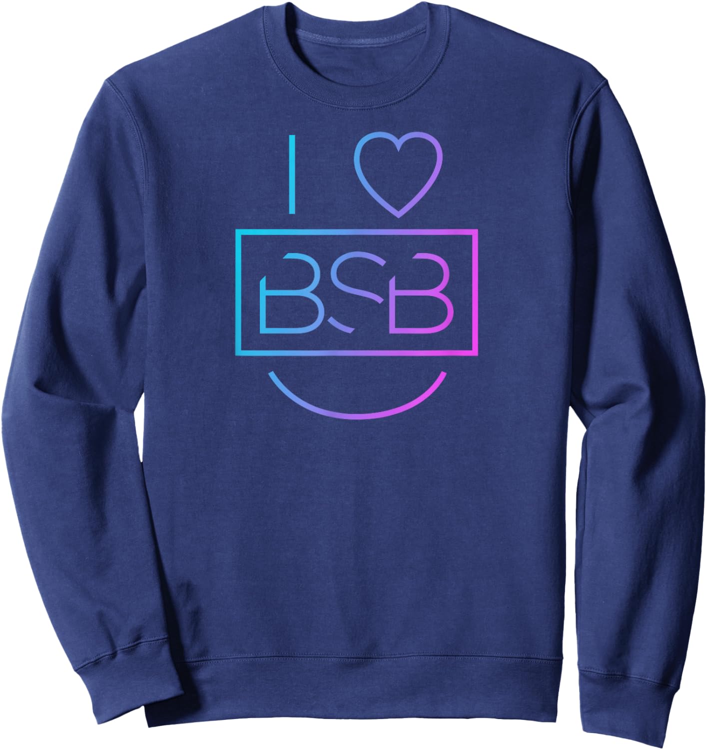Backstreet Boys - I Heart BSB Sweatshirt - Sweatshirt | Navy