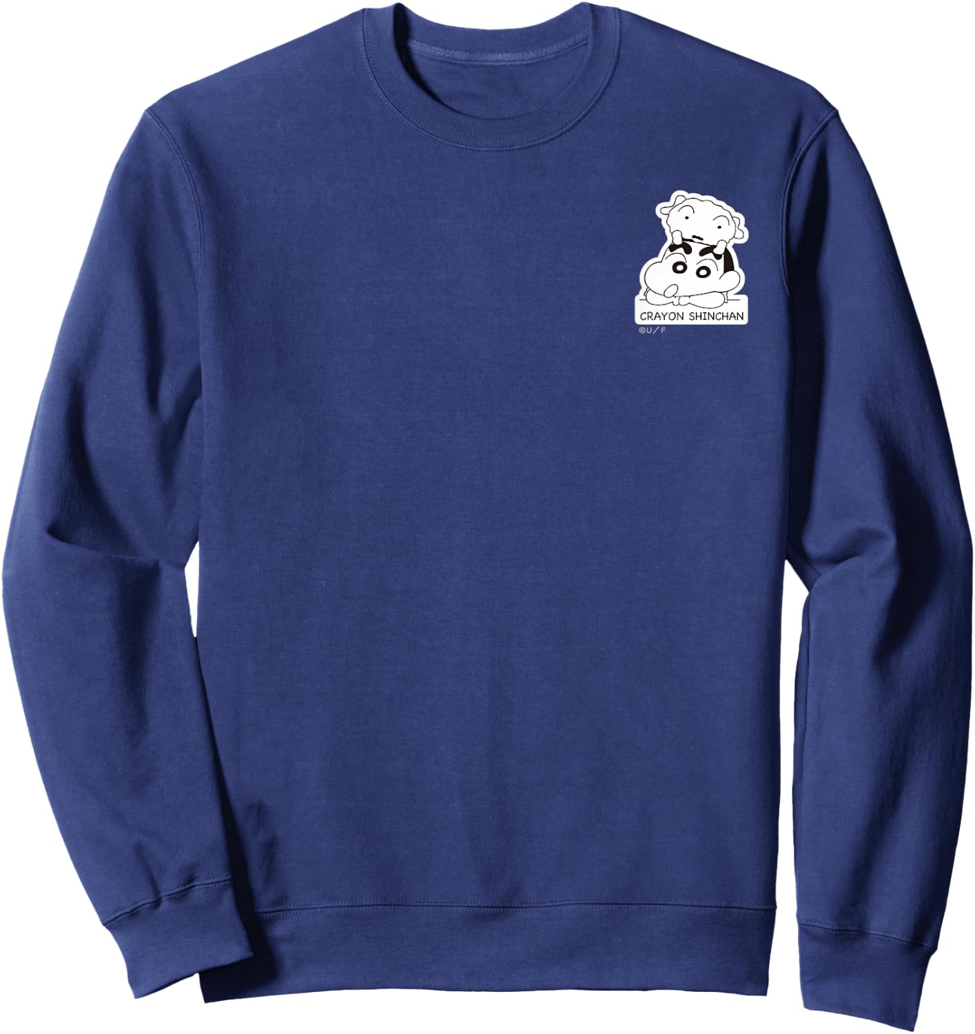 【Manga】Crayon Shin-chan Shin-chan and Shiro Sweatshirt - Sweatshirt | Navy