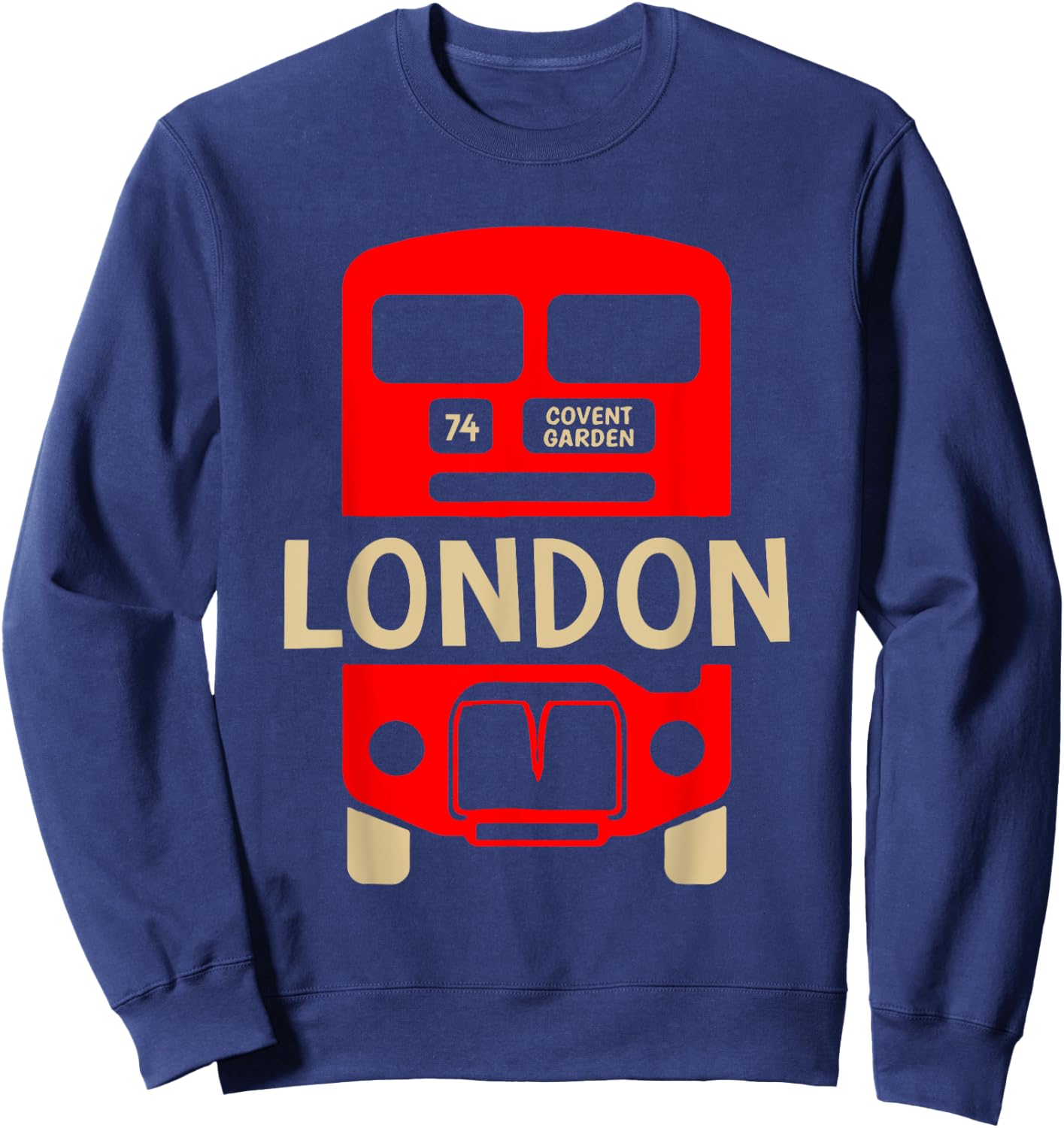 London Souvenir - London Bus Double Decker Bus Driver Sweatshirt - Sweatshirt | Navy