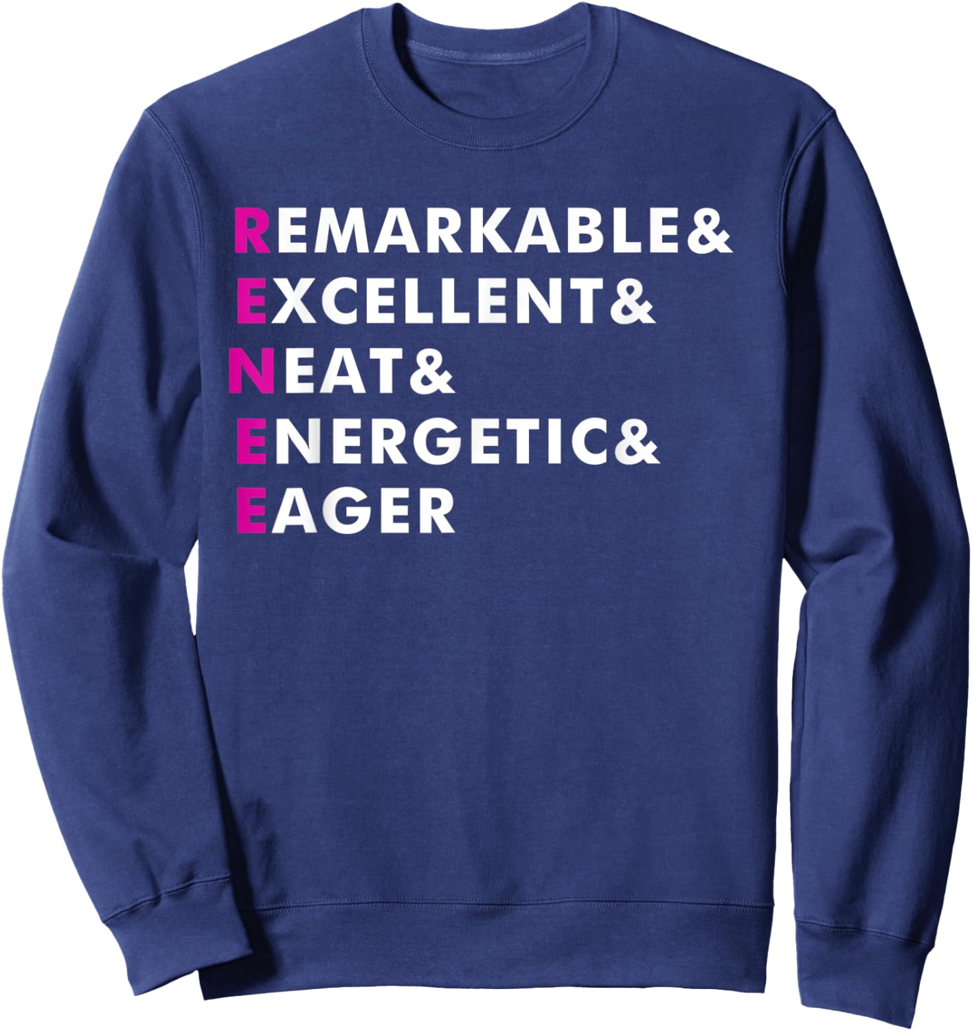 Renee Name Shirt Personalized Gift Sweatshirt - Sweatshirt | Navy
