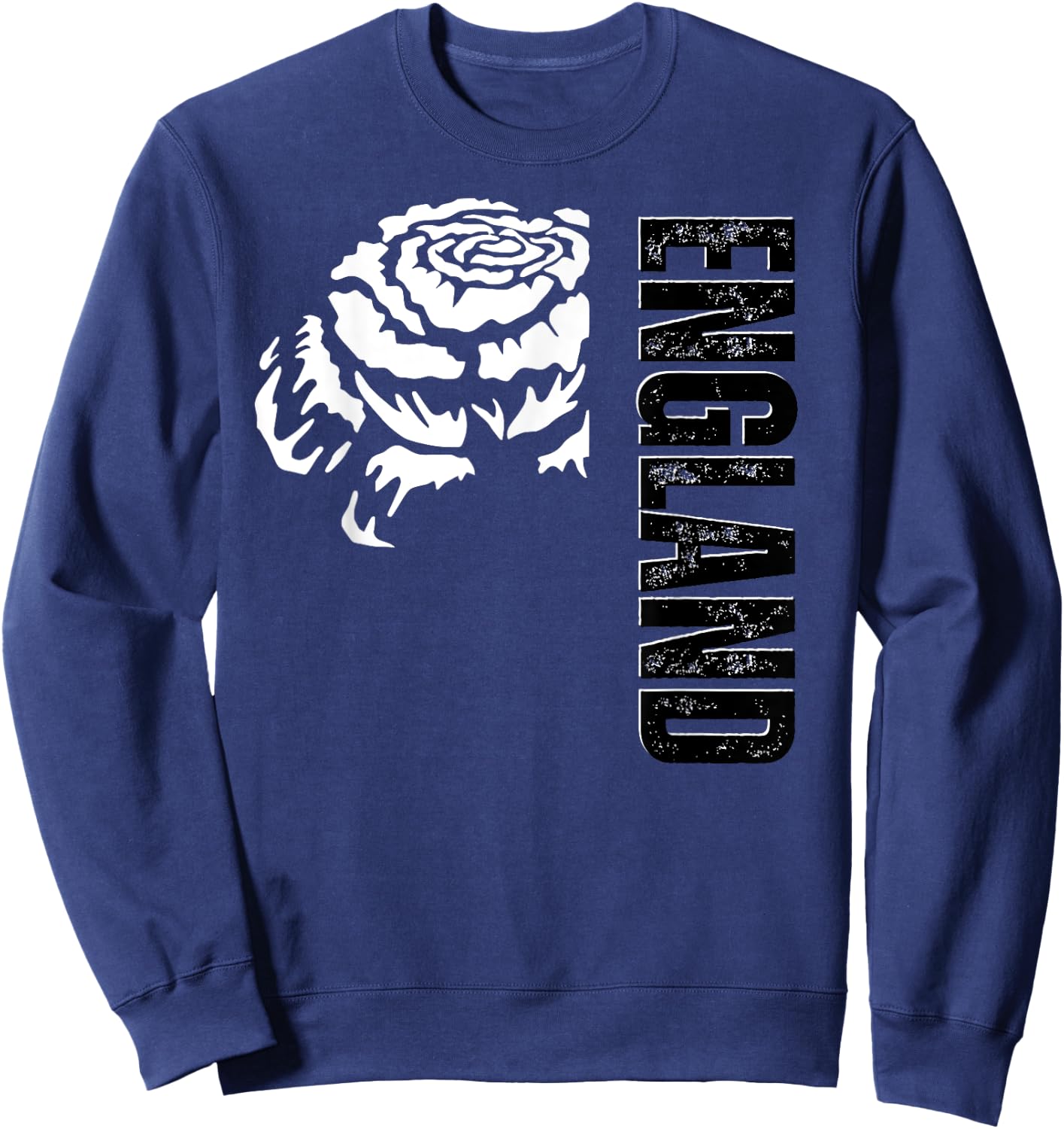 England Rugby Rose Sweatshirt - Sweatshirt | Navy