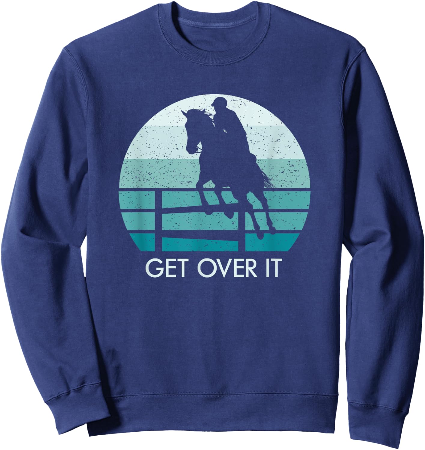 Equestrian Horse Show Jumping Sweatshirt - Sweatshirt | Navy