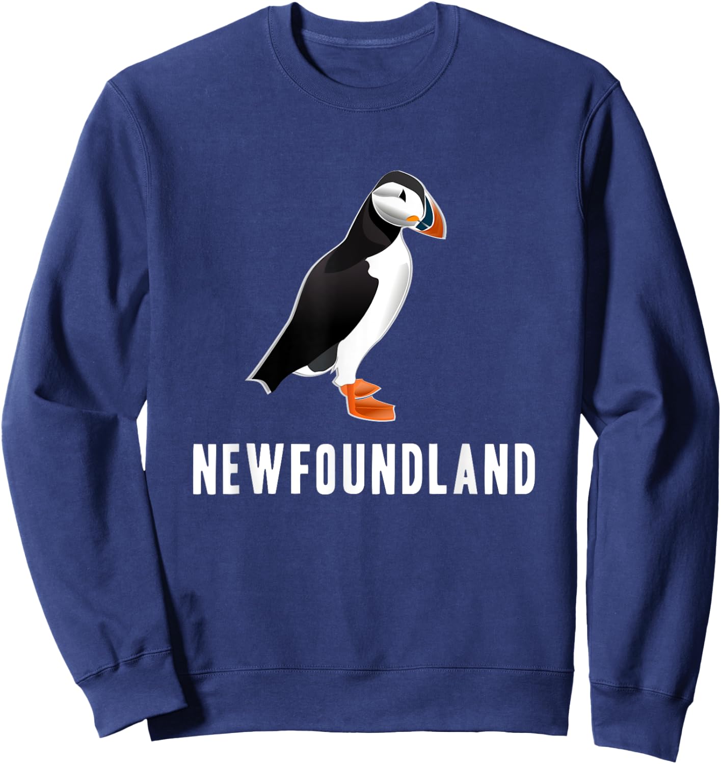 Puffin Newfoundland Canada Souvenir Gift Sweatshirt - Sweatshirt | Navy