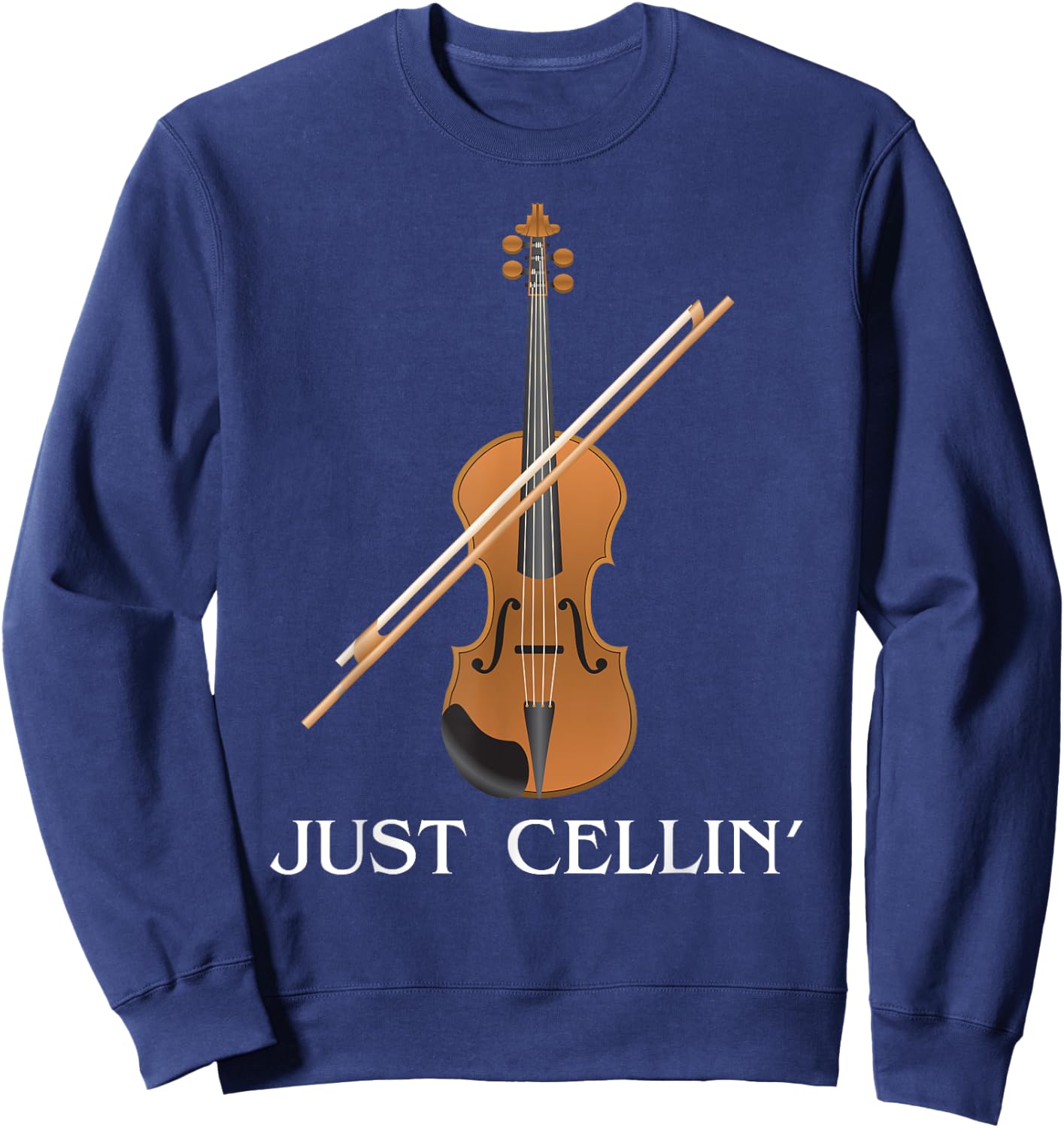 Just Cellin Cello Sweatshirt - Sweatshirt | Navy