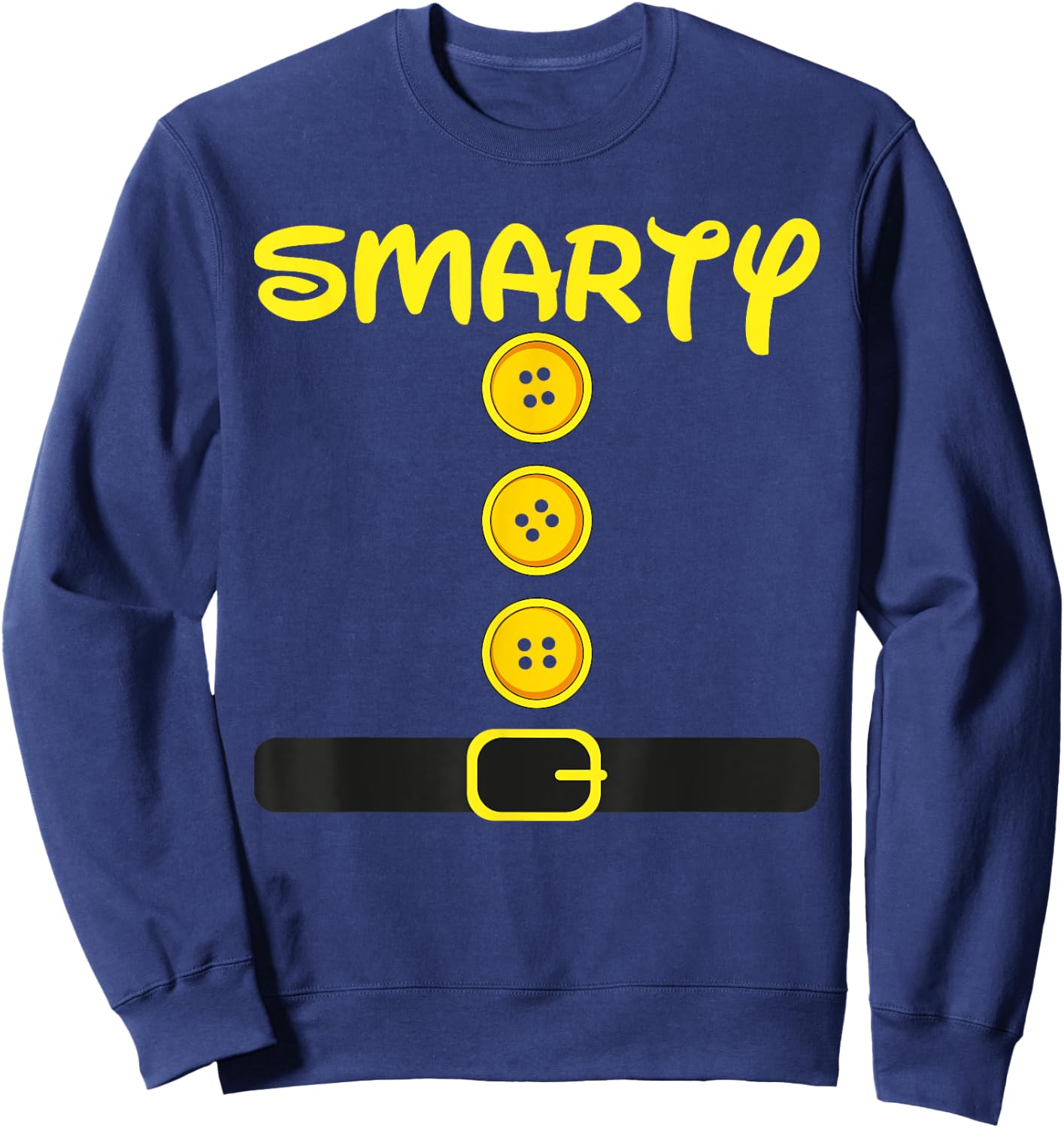 Smarty Dwarf Halloween Family Group Color Matching Costume Sweatshirt - Sweatshirt | Navy