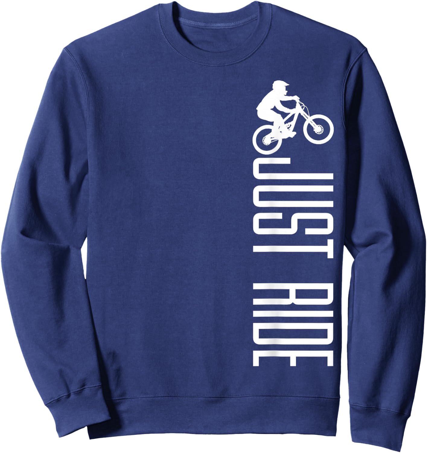 Mountain Bike Just Ride MTB Biking Mountain Biker Gift Sweatshirt - Sweatshirt | Navy