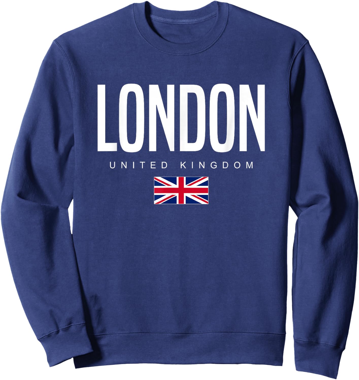 London England United Kingdom Sweatshirt - Sweatshirt | Navy
