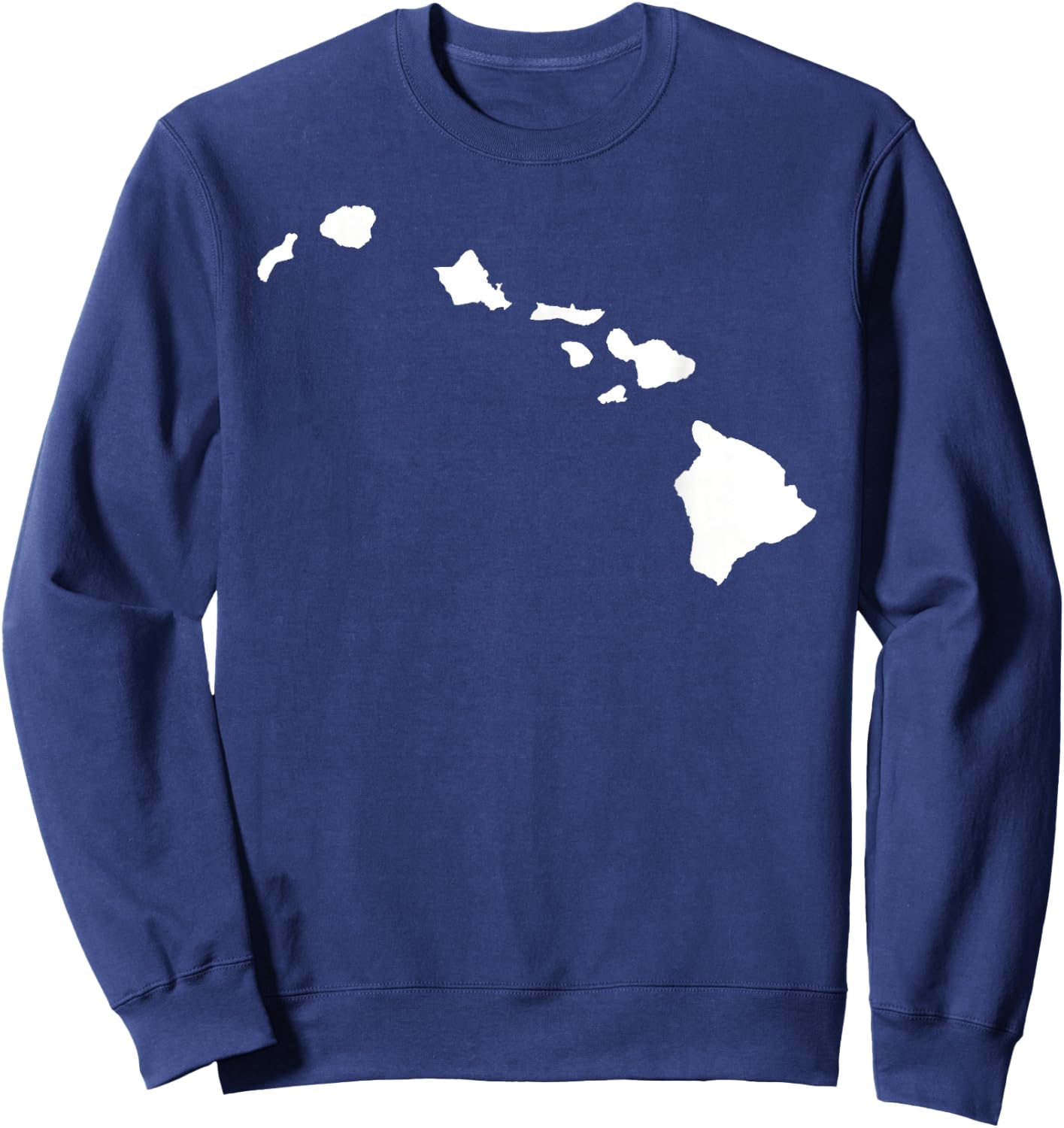 Hawaii map Sweatshirt - Sweatshirt | Navy