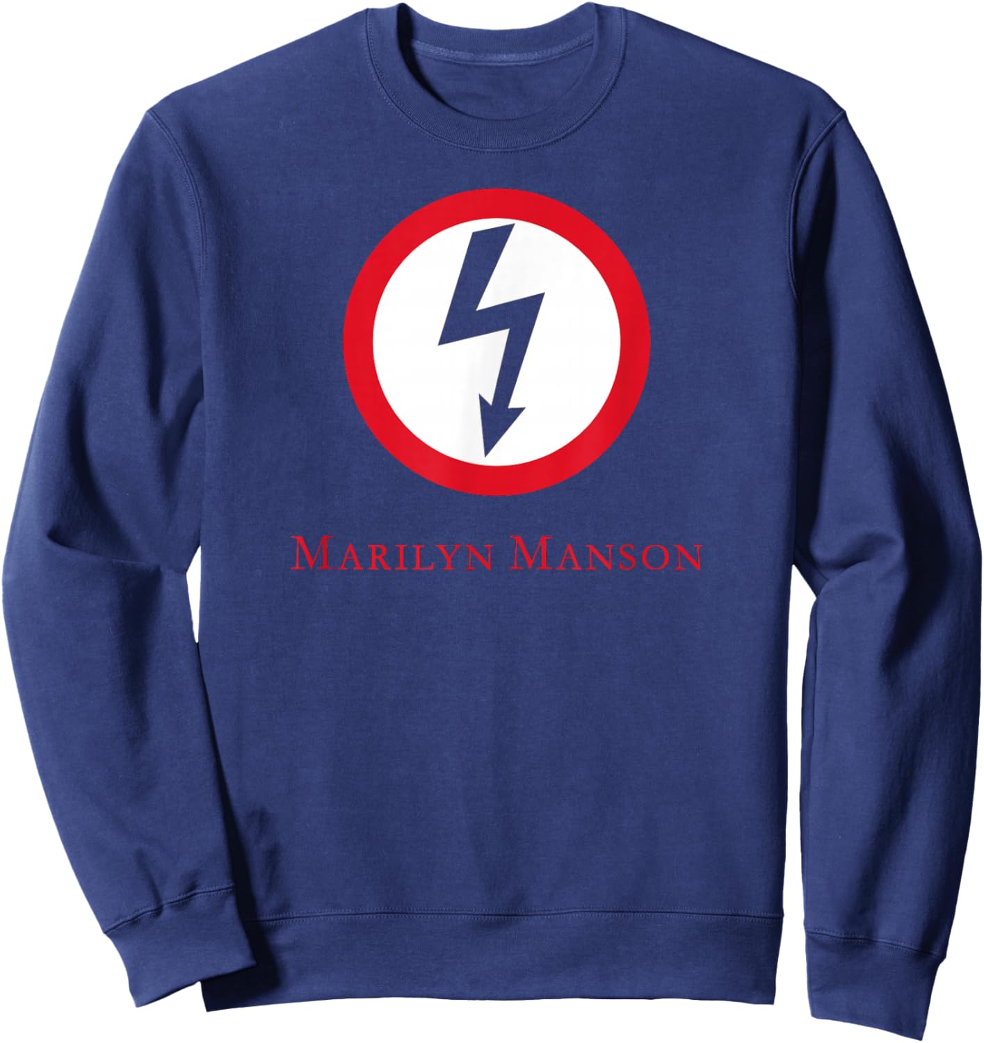 Marilyn Manson – Superstar Shock Sweatshirt - Sweatshirt | Navy