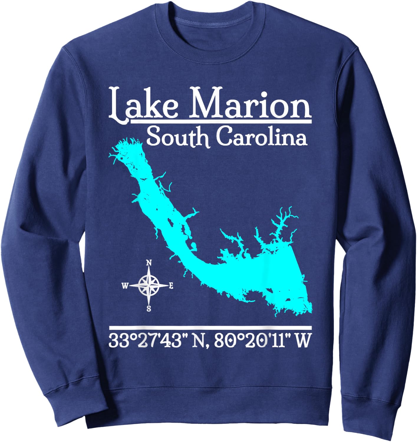 Lake Marion - South Carolina Sweatshirt - Sweatshirt | Navy