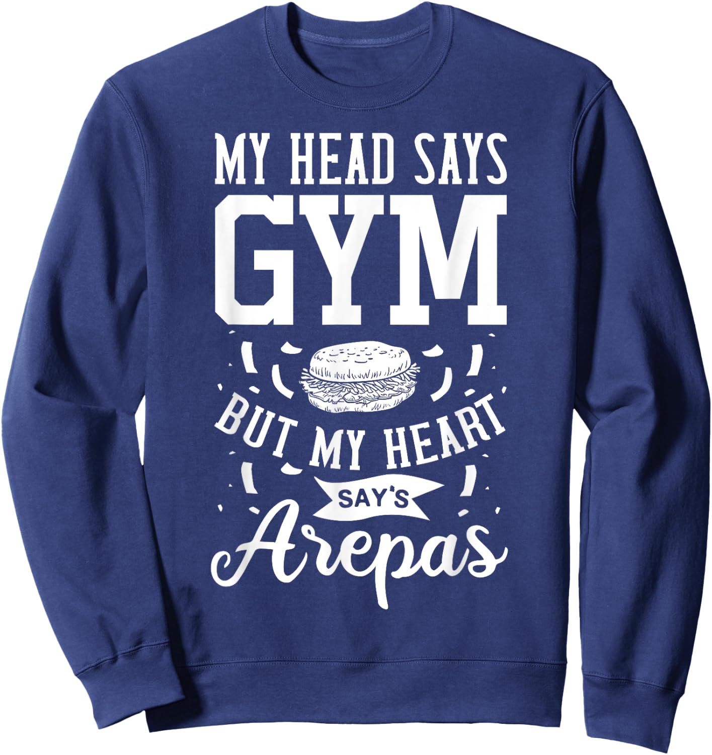 Arepa Venezuela Colombia Sweatshirt - Sweatshirt | Navy