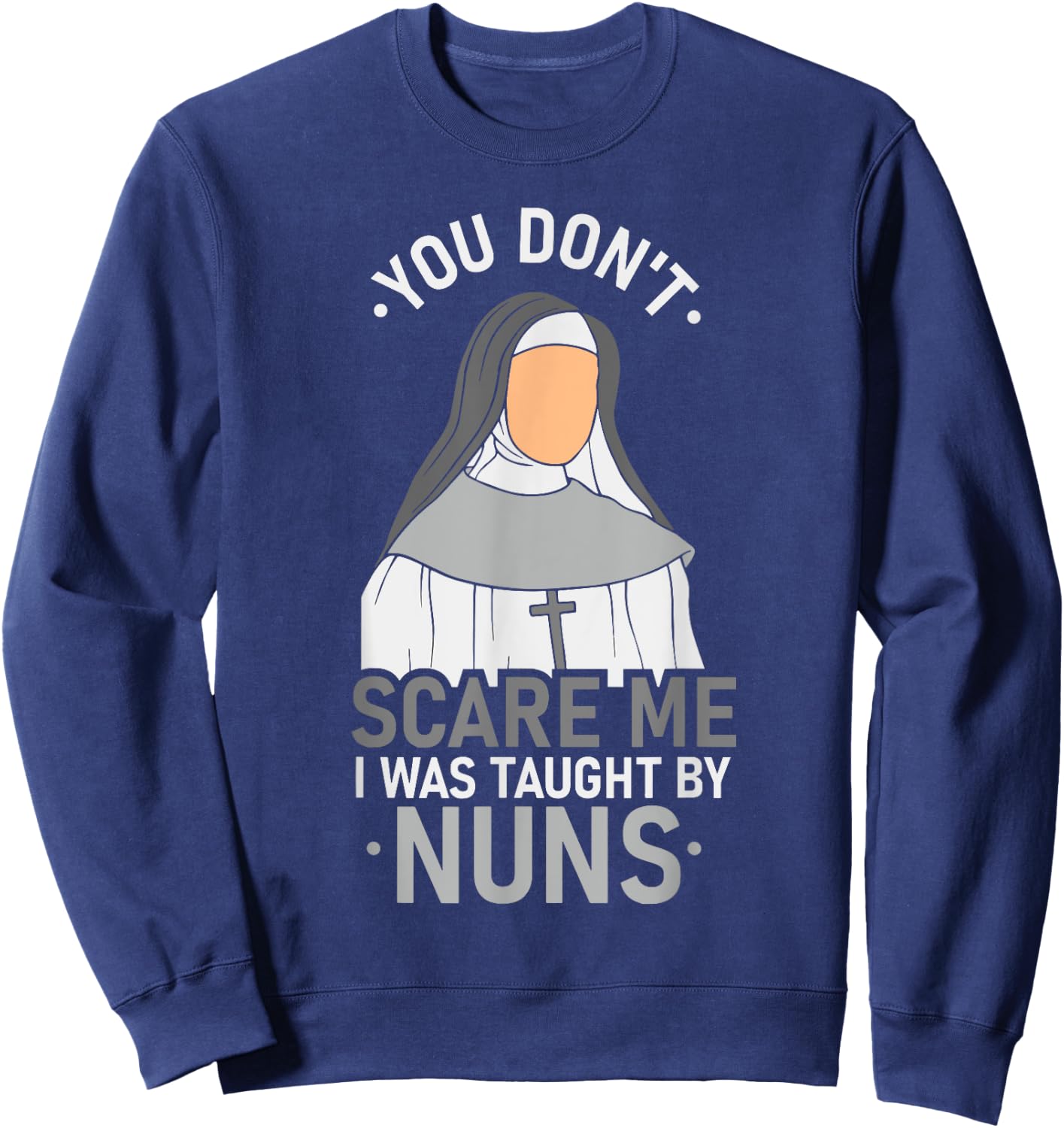 Catholic Clothing Christian Gifts Men Sweatshirt - Sweatshirt | Navy