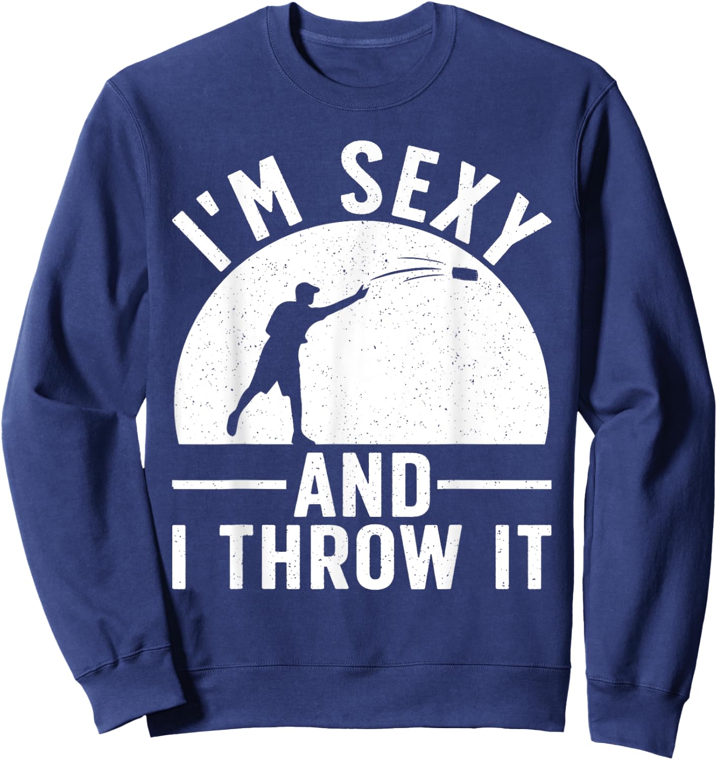 Cool Cornhole Art Women Corn Hole Player Lawn Game Sweatshirt - Sweatshirt | Navy