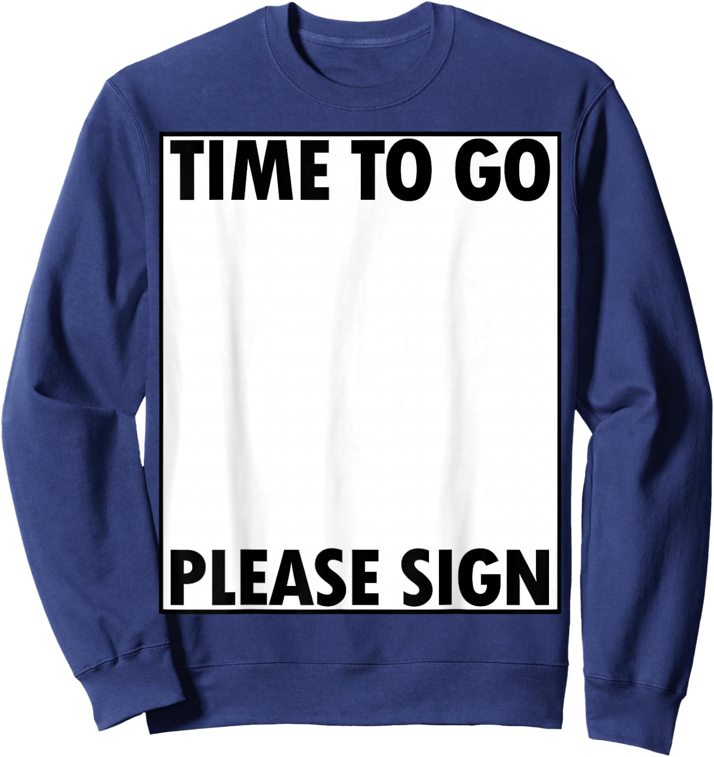 Parting Cheers Farewell Party Signature Collector Sign My Sweatshirt - Sweatshirt | Navy