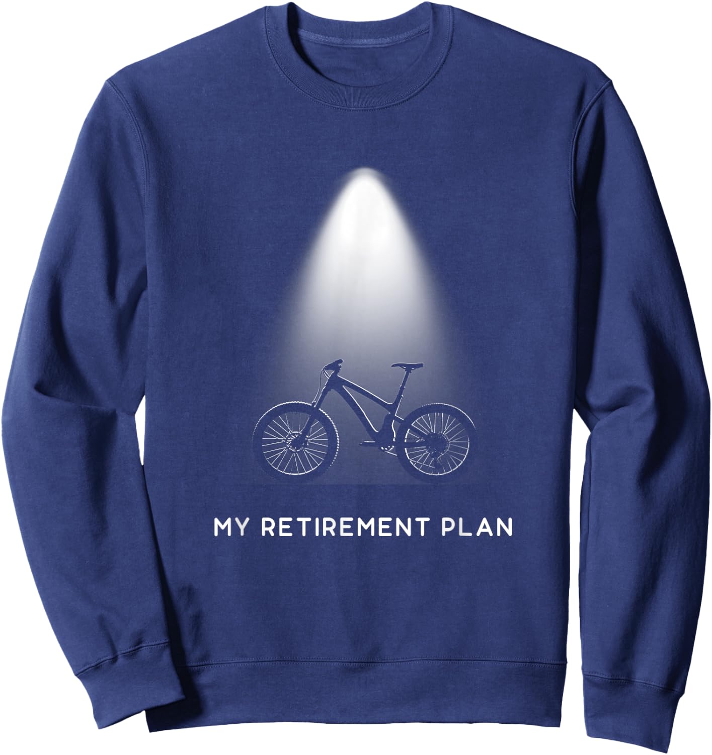Funny Mountain Bike Apparel - MTB Mountain Bike Sweatshirt - Sweatshirt | Navy