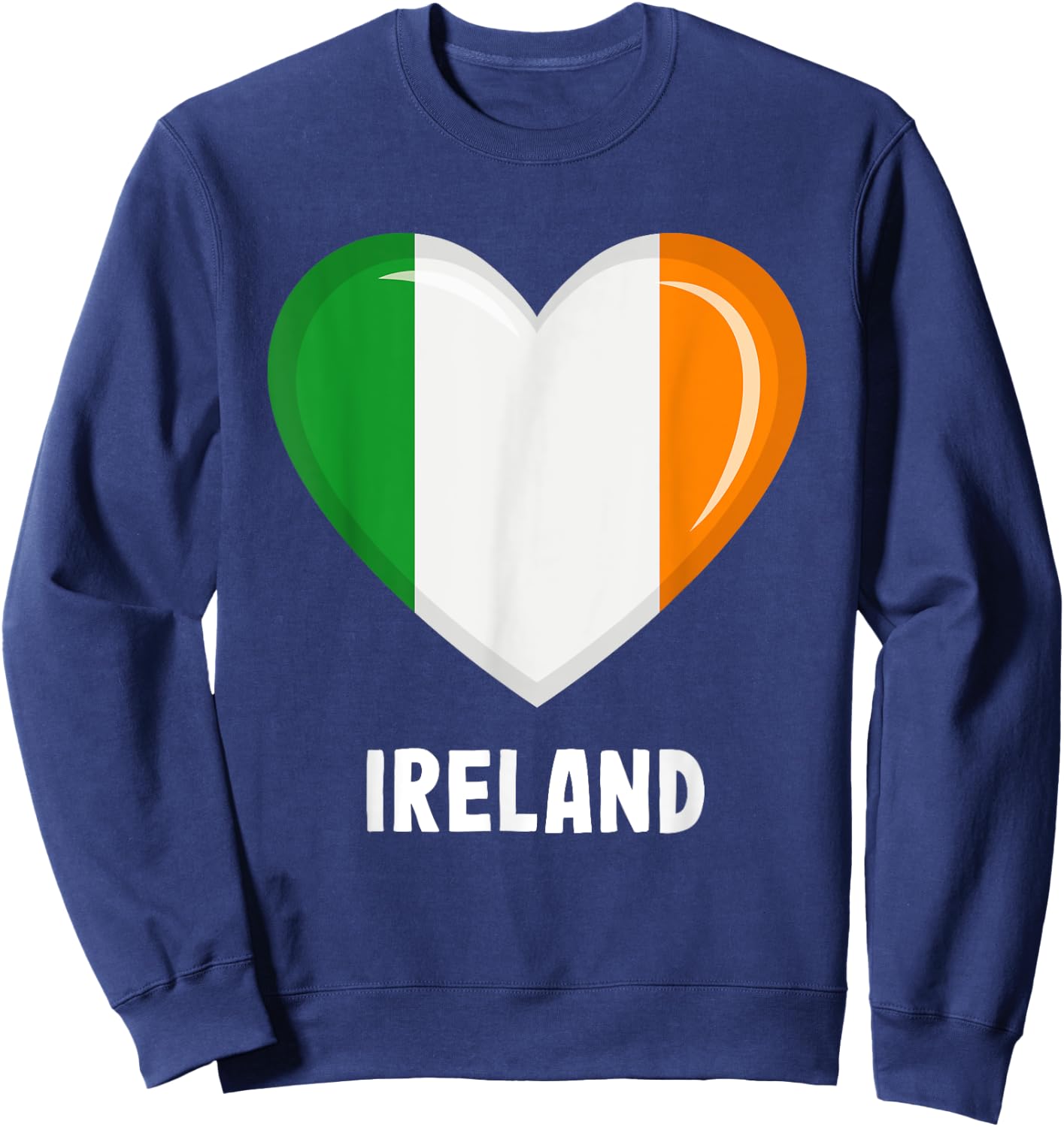 Ireland Flag Jersey | Irish Sweatshirt - Sweatshirt | Navy