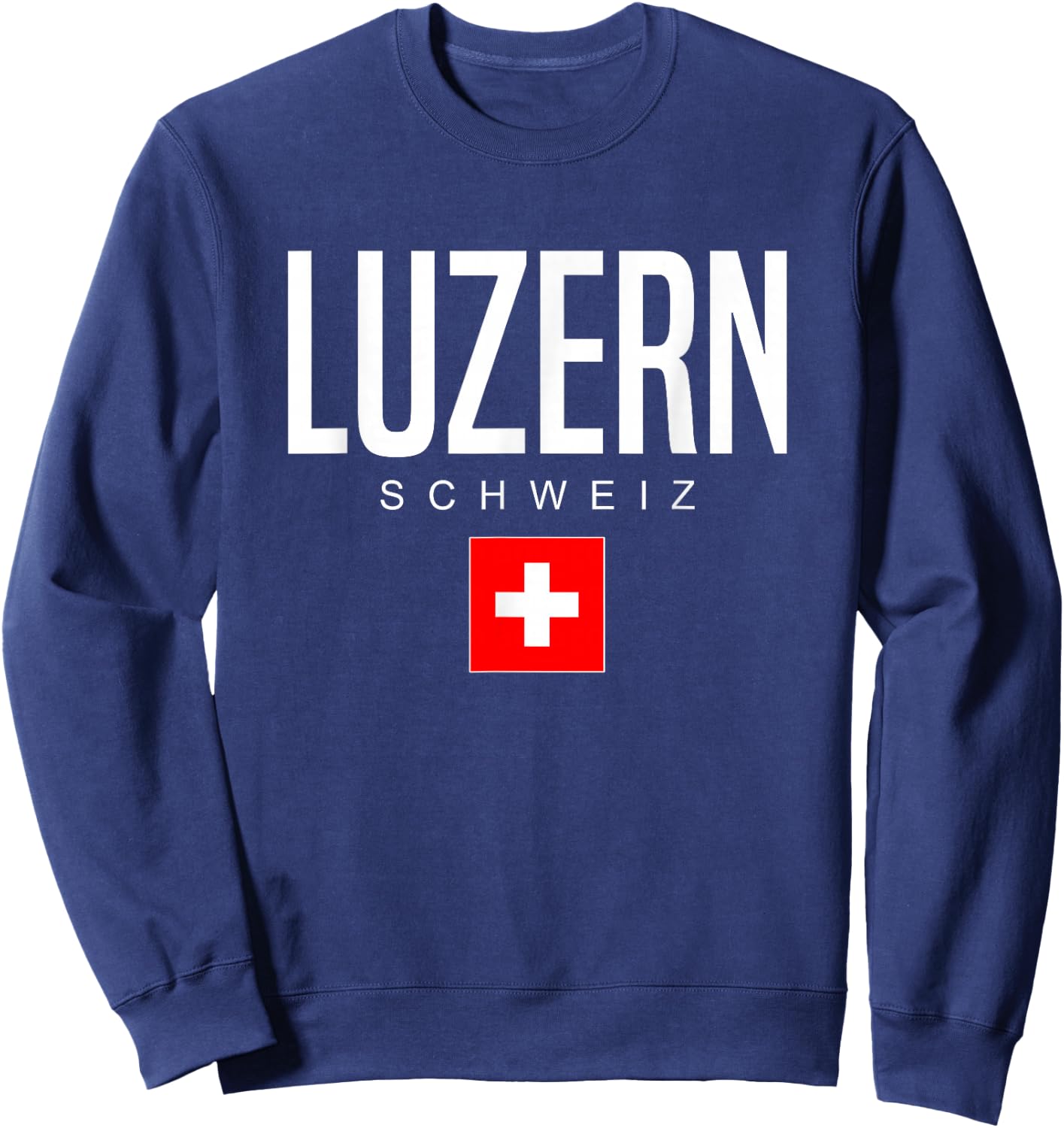Lucerne Switzerland Sweatshirt - Sweatshirt | Navy