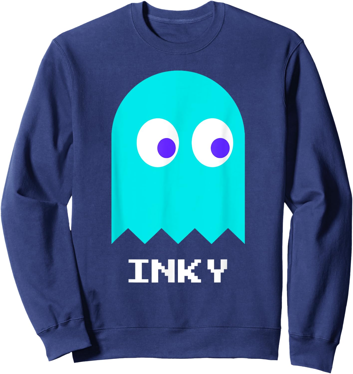 Retro Gamer Nerd INKY Halloween Costume Sweatshirt - Sweatshirt | Navy