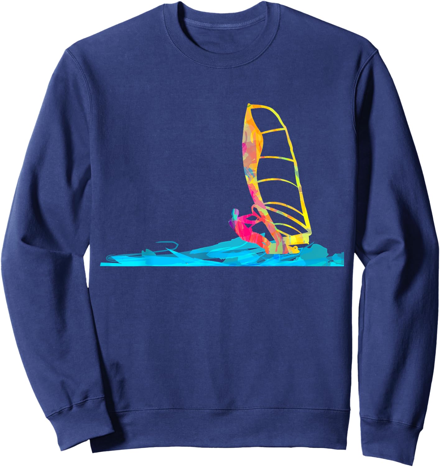 Windsurfing Windsurfer Gift Surfboard Sweatshirt - Sweatshirt | Navy