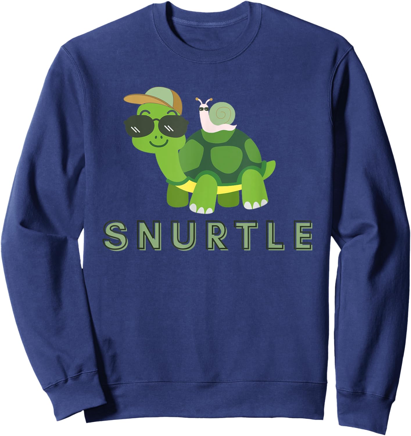 Snurtle Snail&Turtle Sweatshirt - Sweatshirt | Navy