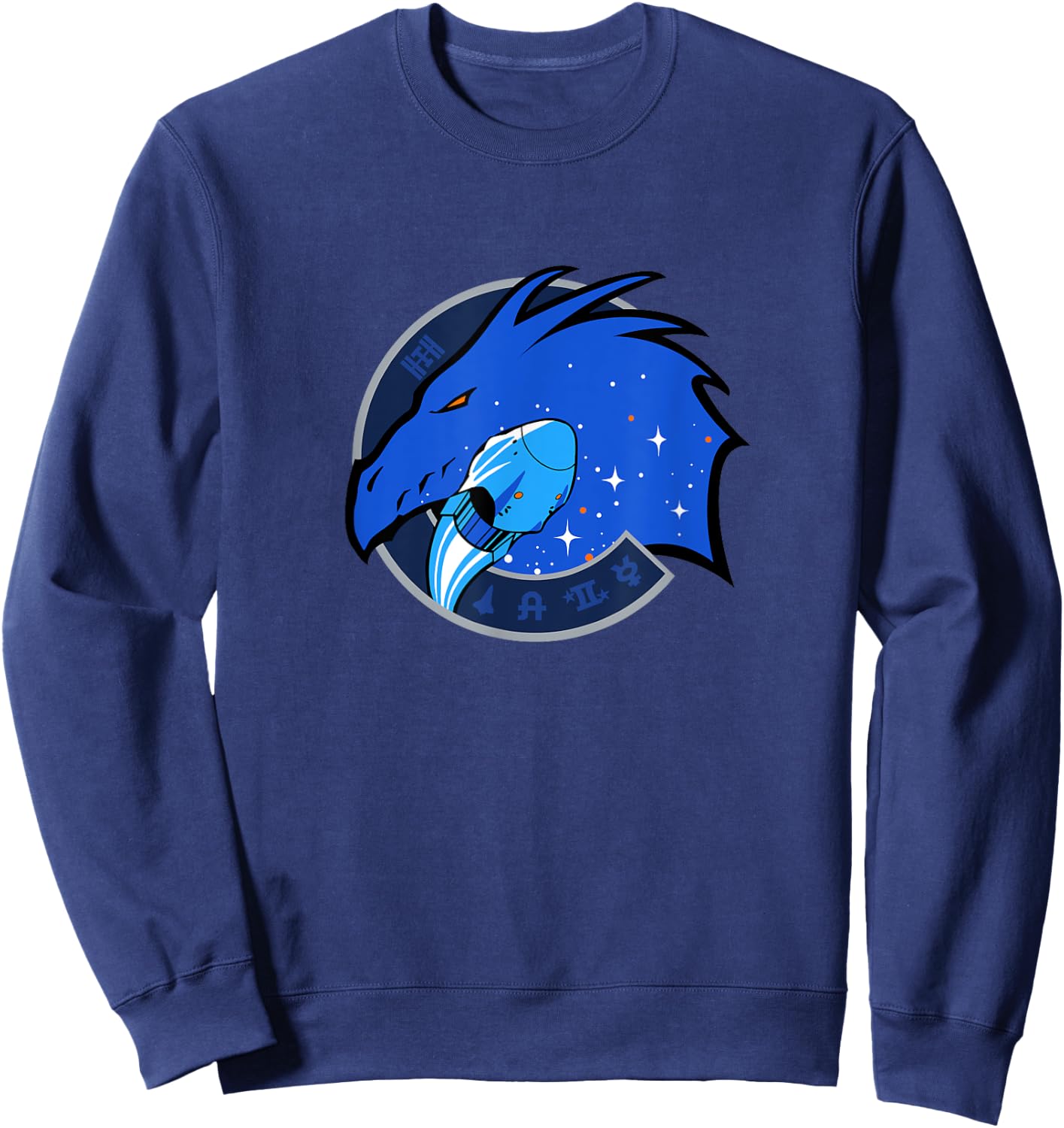 NASA Crew Dragon Space Station Mission Sweatshirt - Sweatshirt | Navy