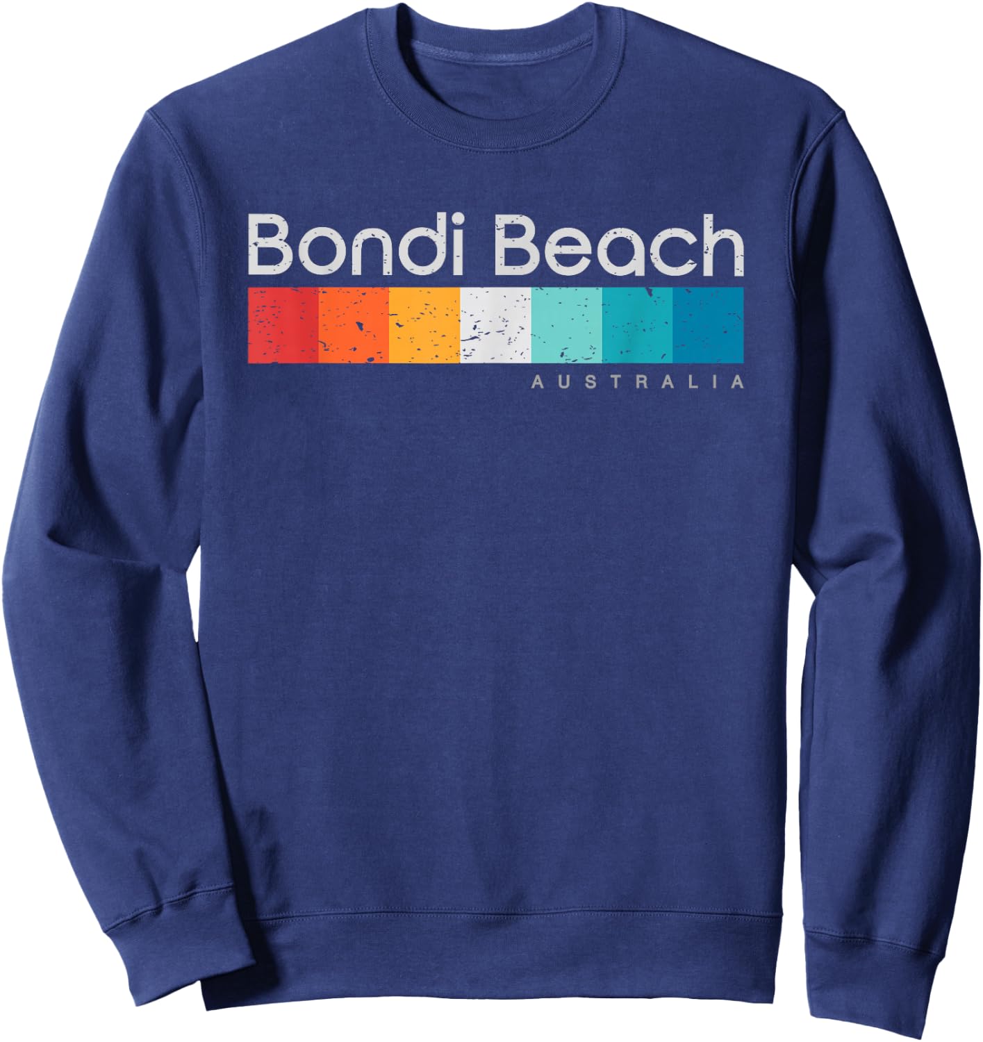 Bondi Beach Australia Retro Design Sweatshirt - Sweatshirt | Navy
