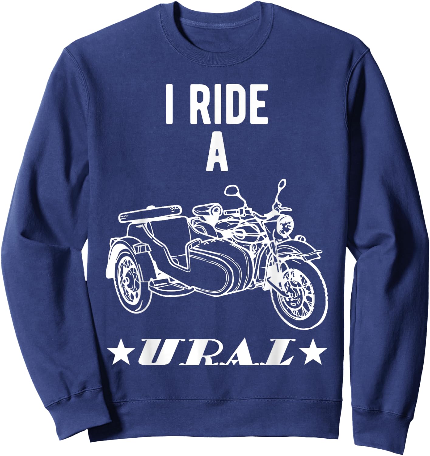 Ural motorcycle spun off-road motorcyclists Sweatshirt - Sweatshirt | Navy