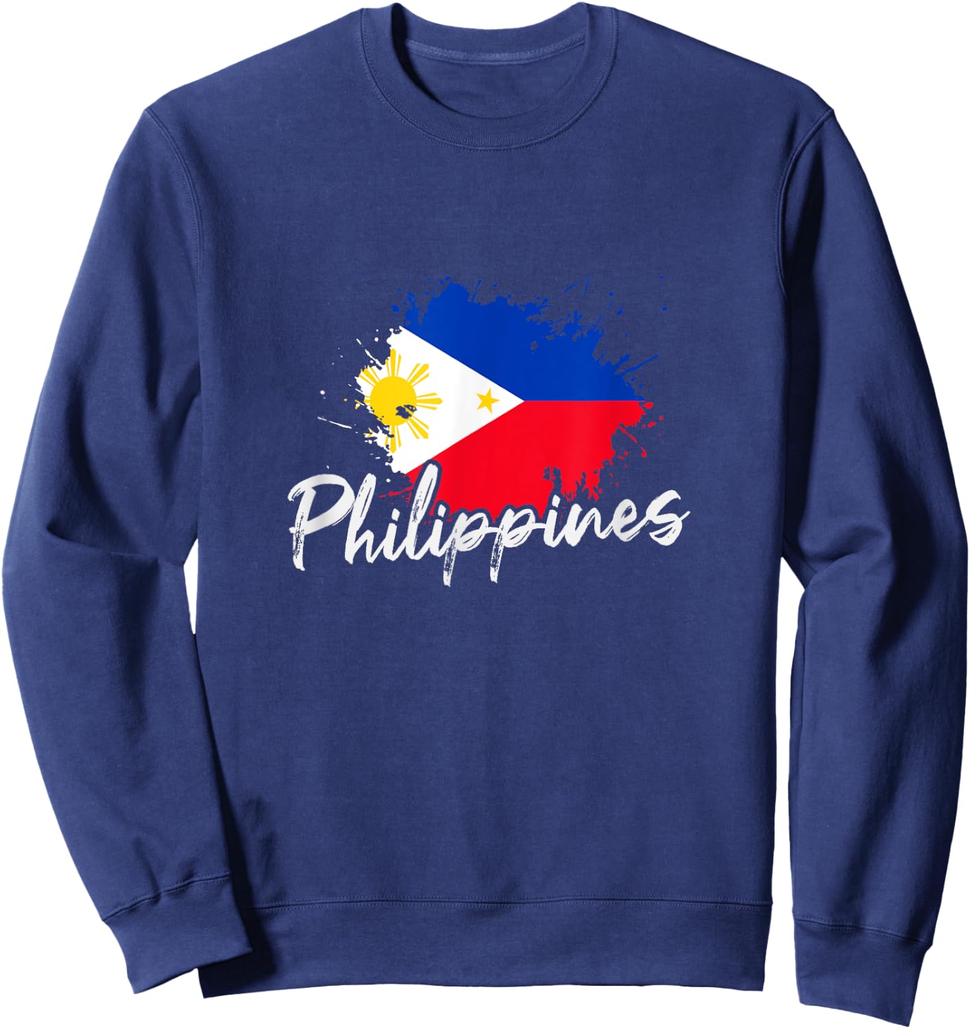 Filipino Pride Gift Philippines Sweatshirt - Sweatshirt | Navy