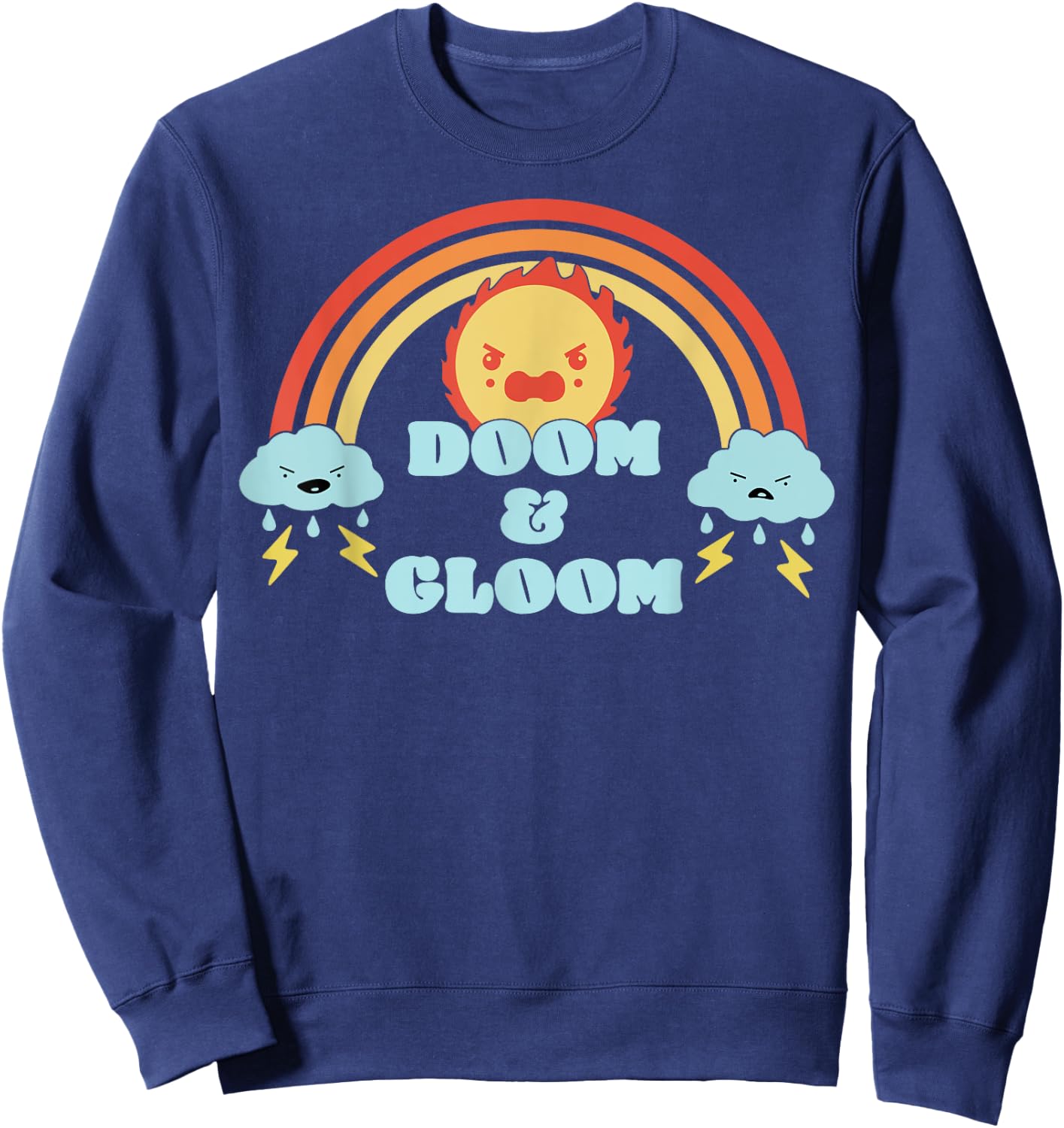 Doom And Gloom Sweatshirt - Sweatshirt | Navy