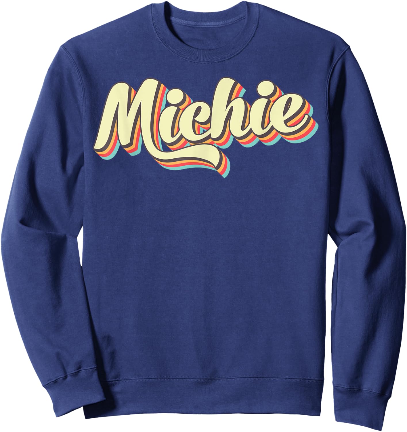 Michie Tennessee Retro Art Vintage Sweatshirt - Sweatshirt | Navy