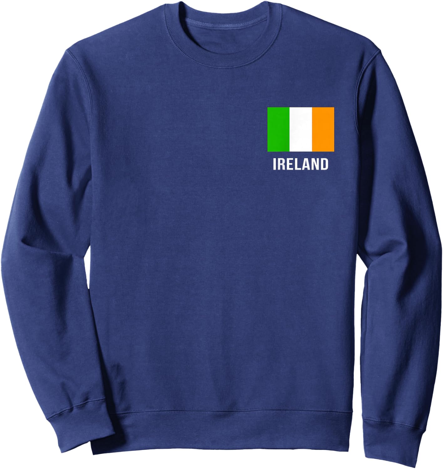 Ireland Flag Shirt | Irish Sweatshirt - Sweatshirt | Navy