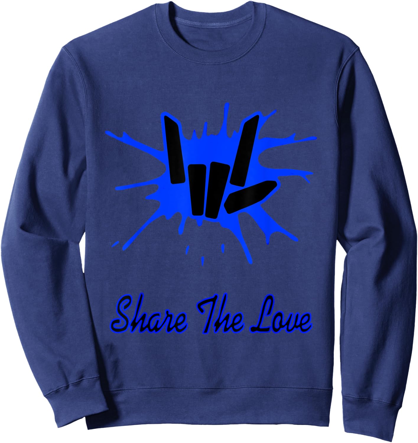 Share Love for Kids and Youth Sweatshirt - Sweatshirt | Navy