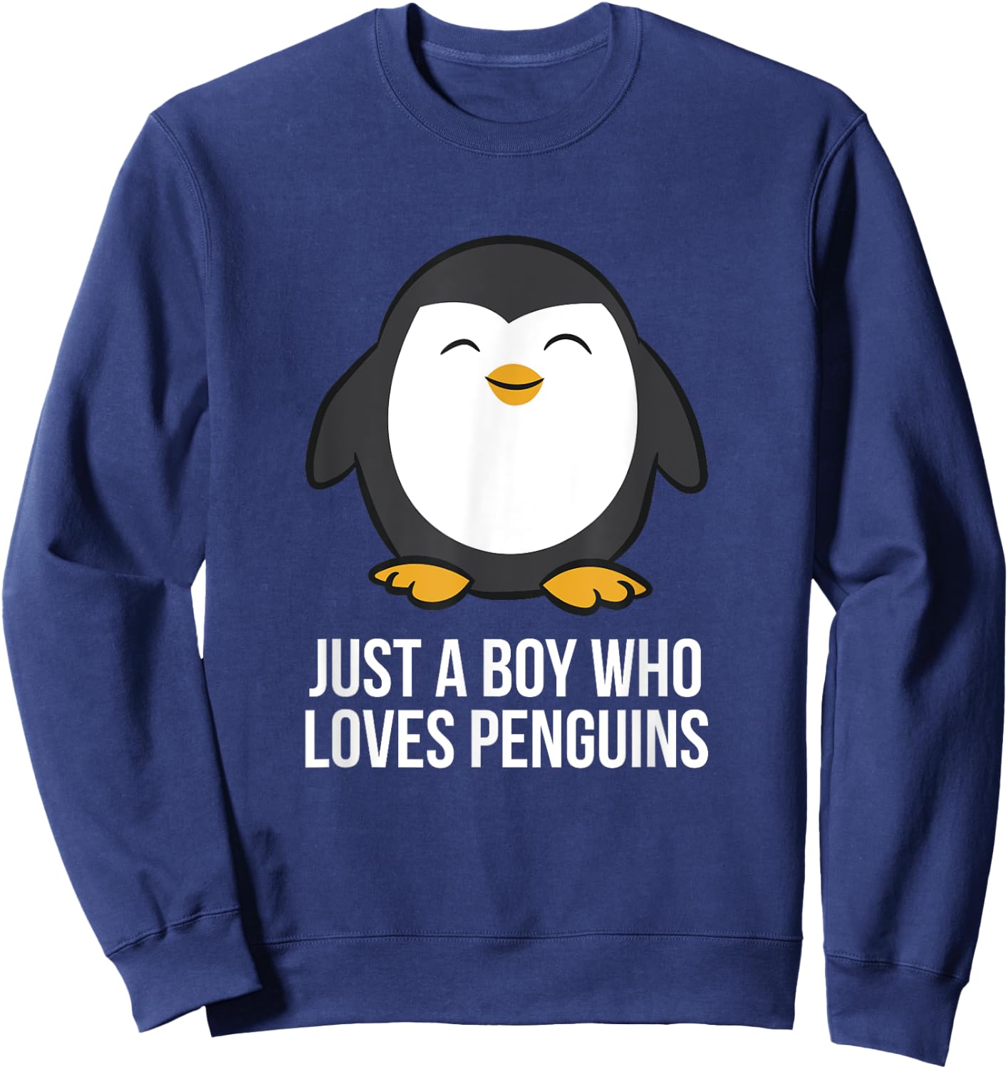 Just A Boy Who Loves Penguins Sweatshirt - Sweatshirt | Navy