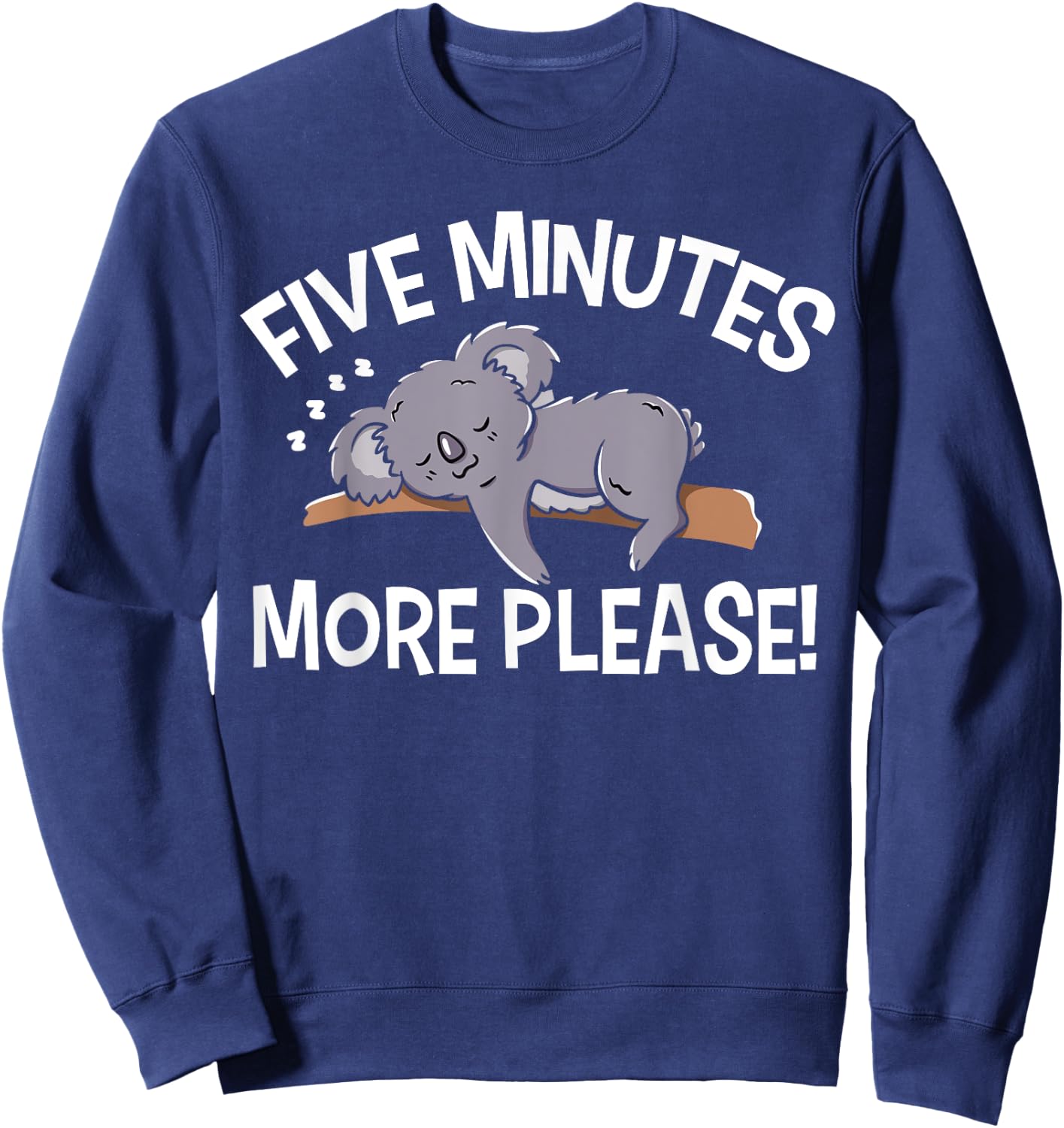 5 Minutes More Sleepy Sweatshirt - Sweatshirt | Navy