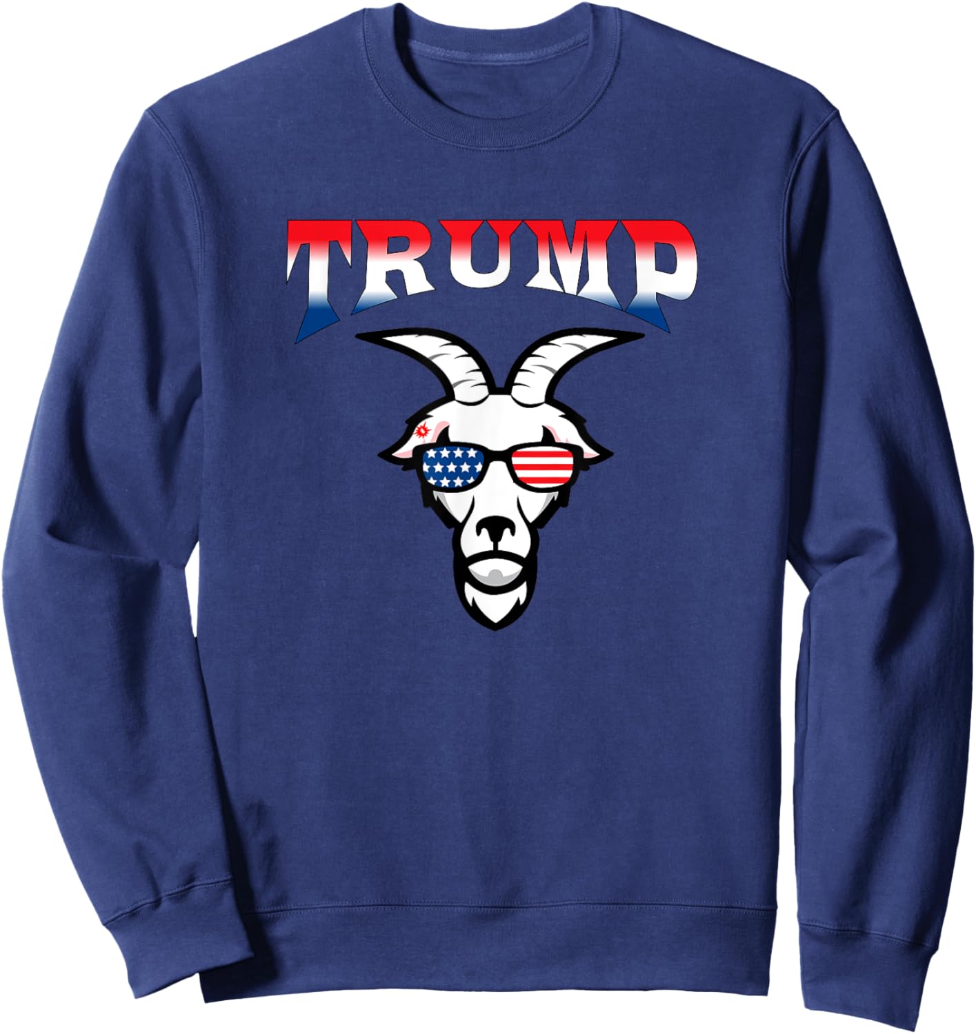 TRUMP is the GOAT Sweatshirt - Sweatshirt | Navy