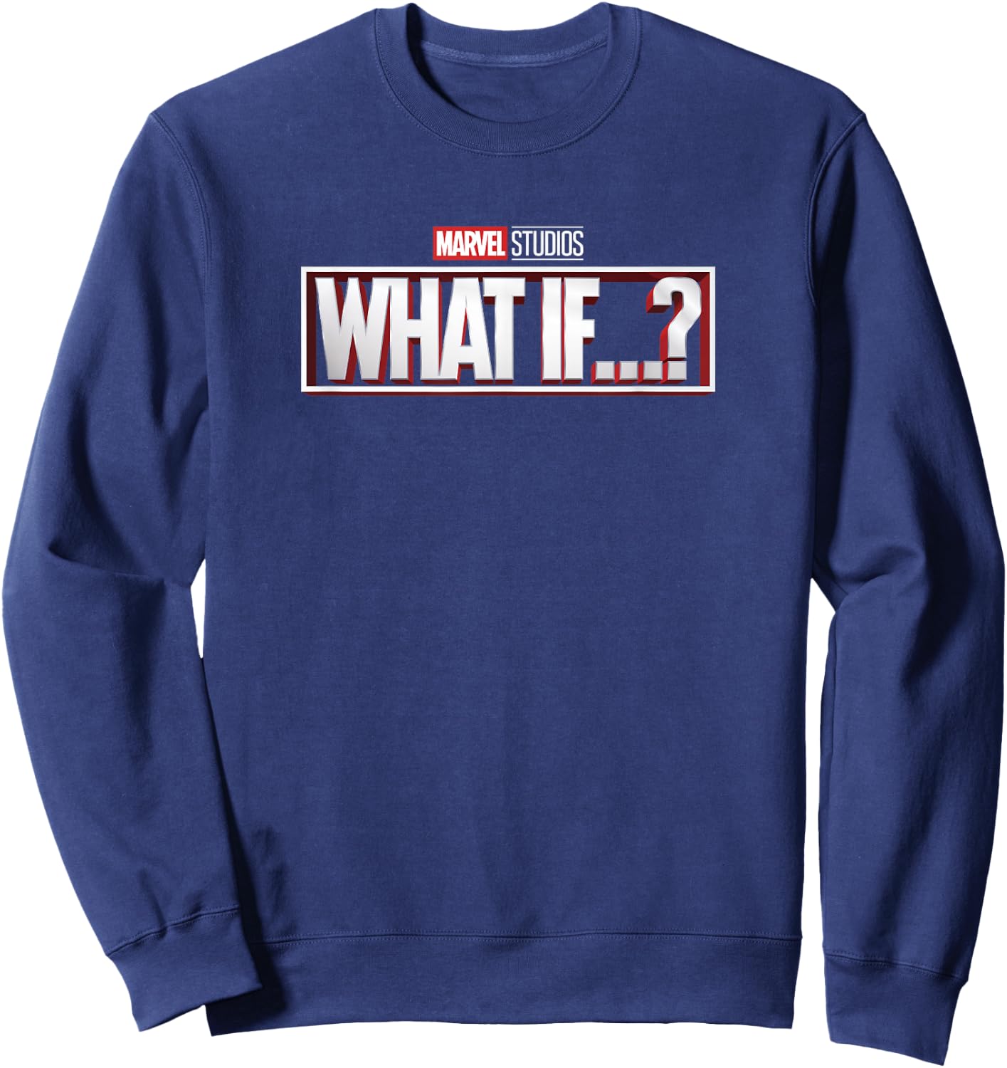 Marvel What If...? Logo Sweatshirt - Sweatshirt | Navy