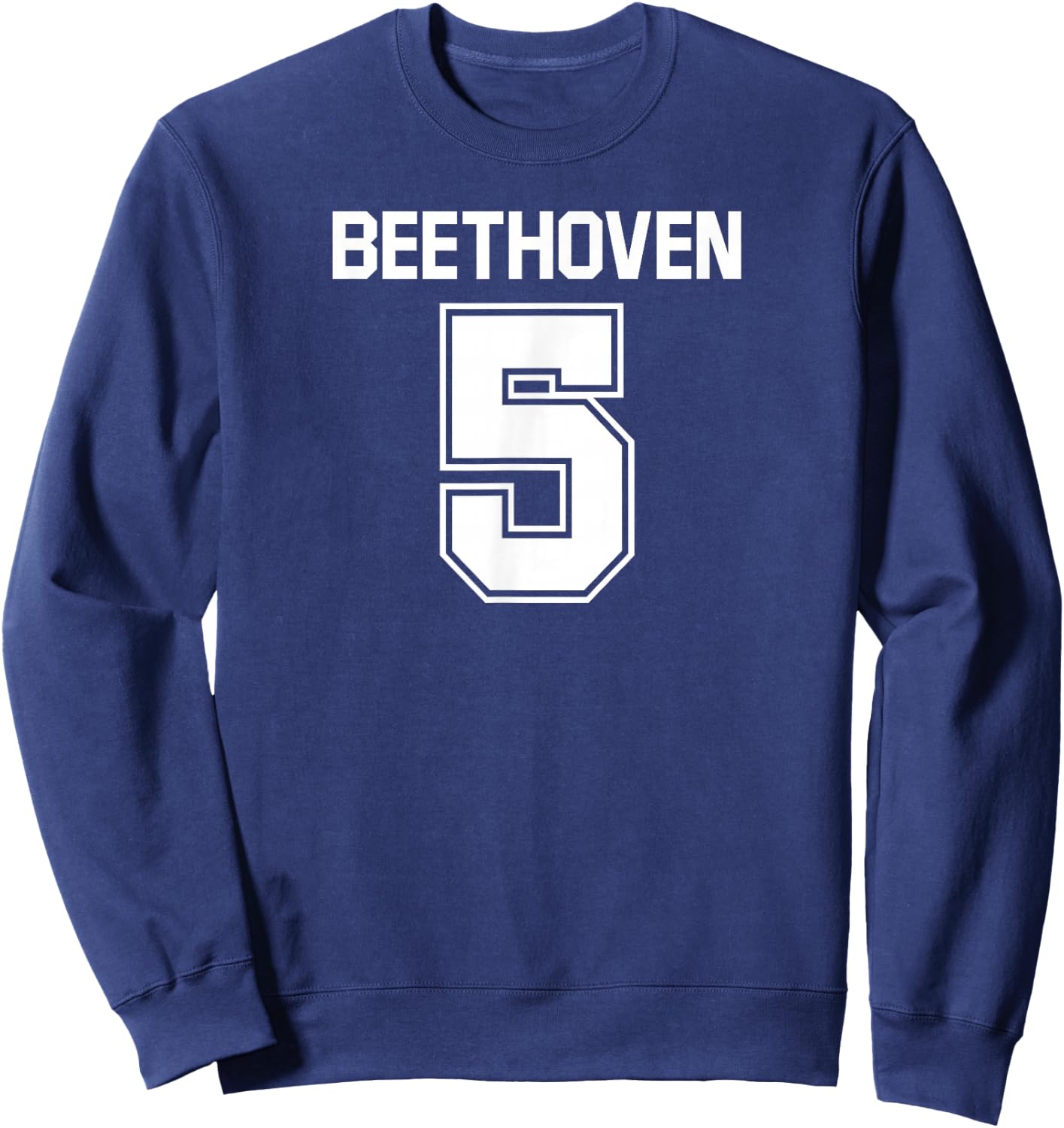 Beethoven 5 Fifth Symphony Sweatshirt - Sweatshirt | Navy