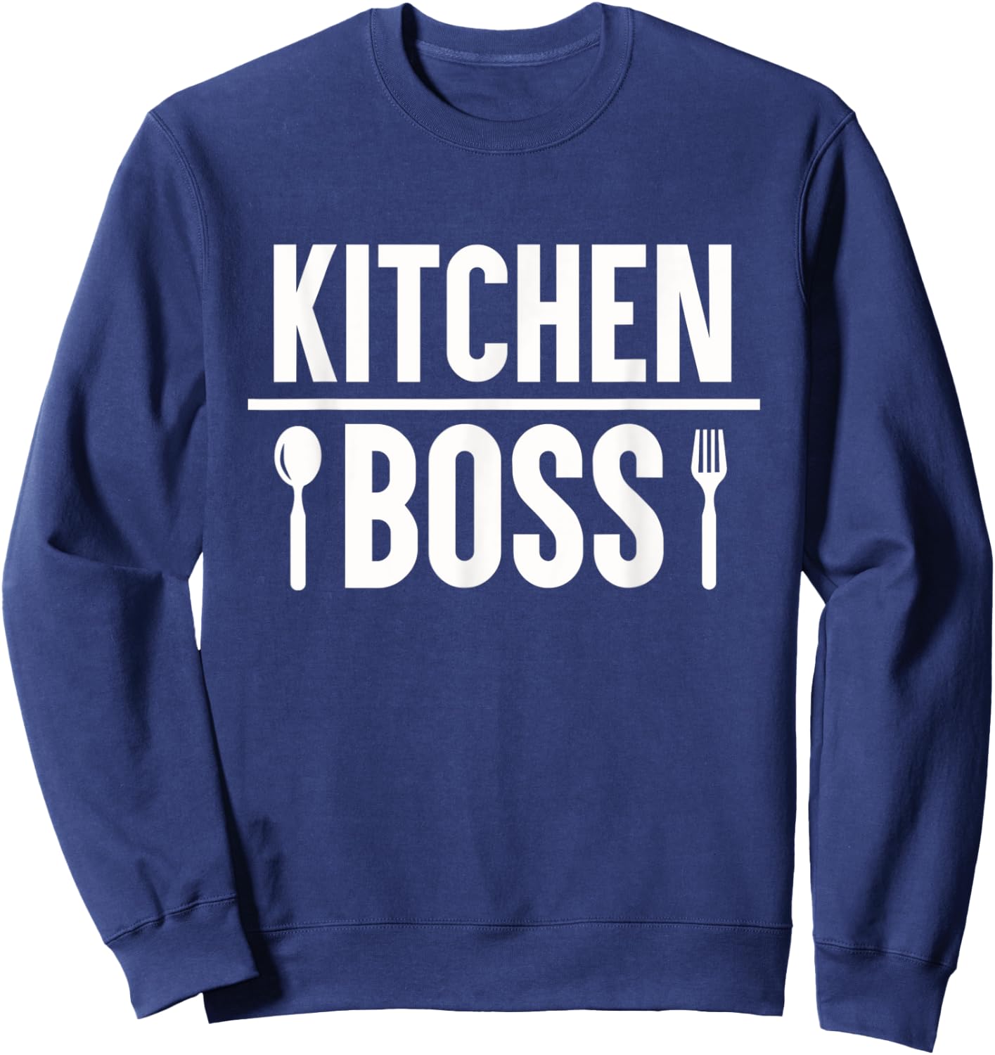 Kitchen Boss - Cooking Best Chef Cook Sweatshirt - Sweatshirt | Navy