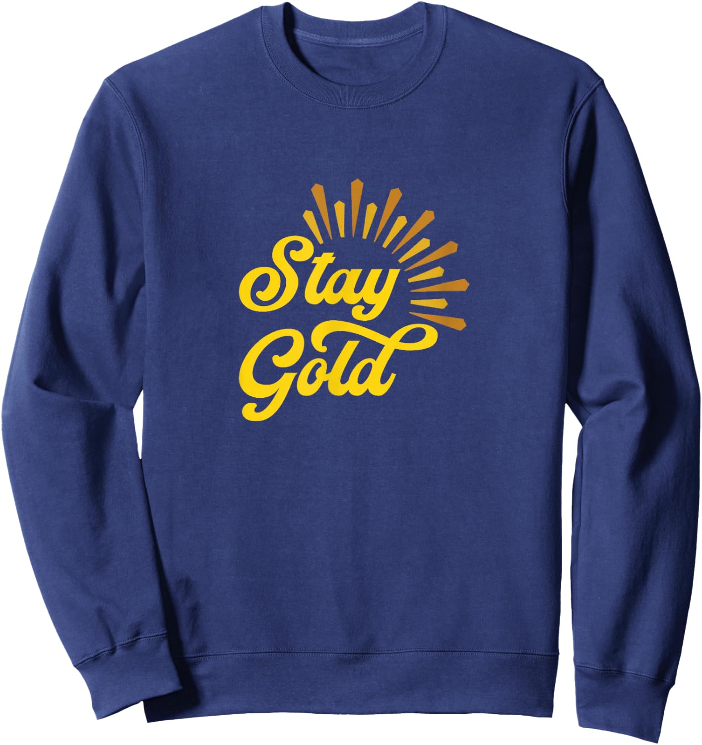 Stay Gold Sweatshirt - Sweatshirt | Navy