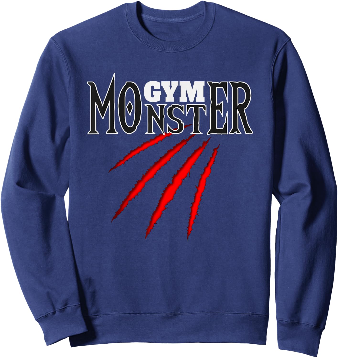 Gym Monster | Sport bodybuilding weight training Gym Sweatshirt - Sweatshirt | Navy